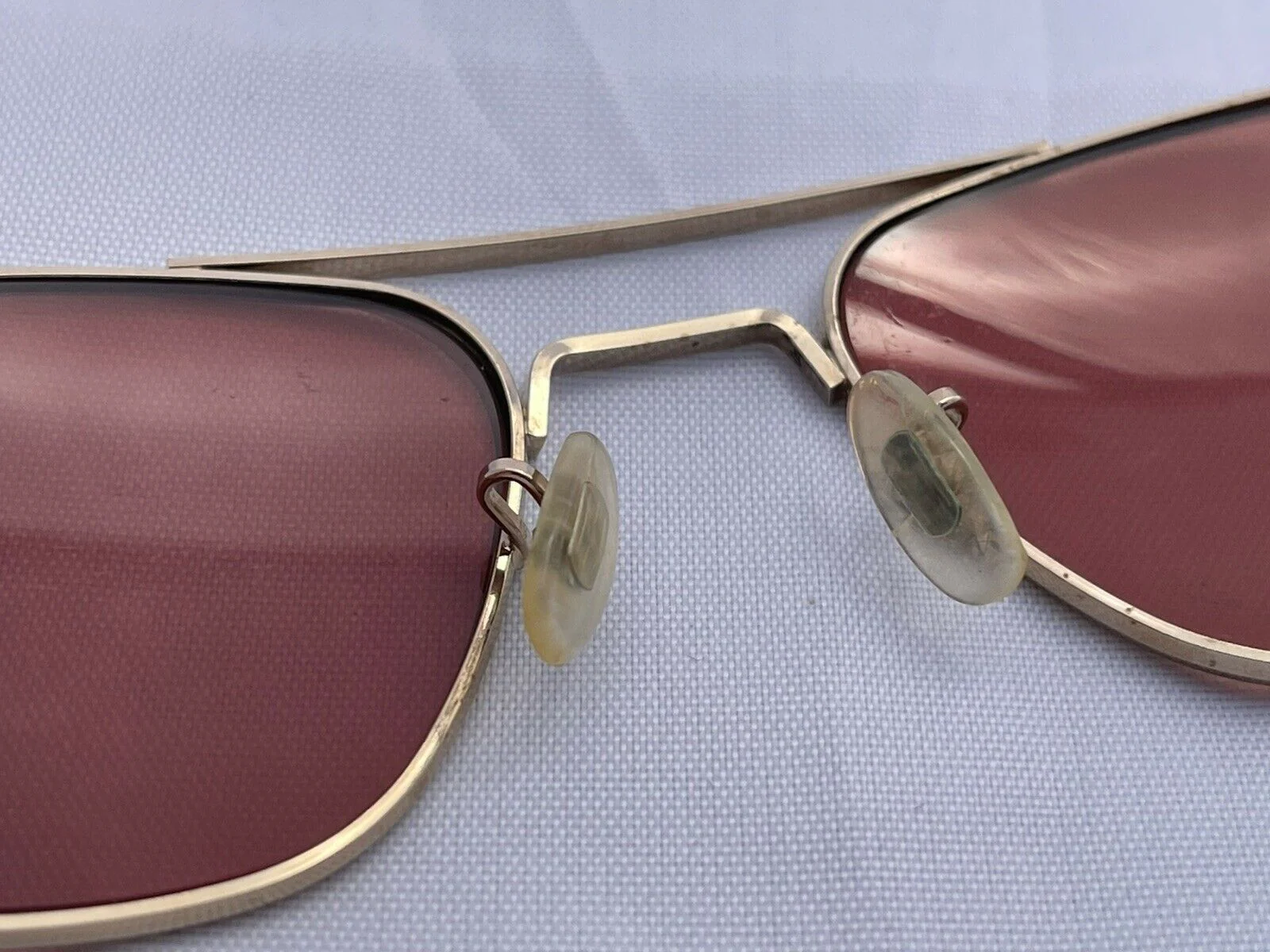 Vintage American Optical Aviator Rare Red/Orange Lens See Description For More Info - Image 5