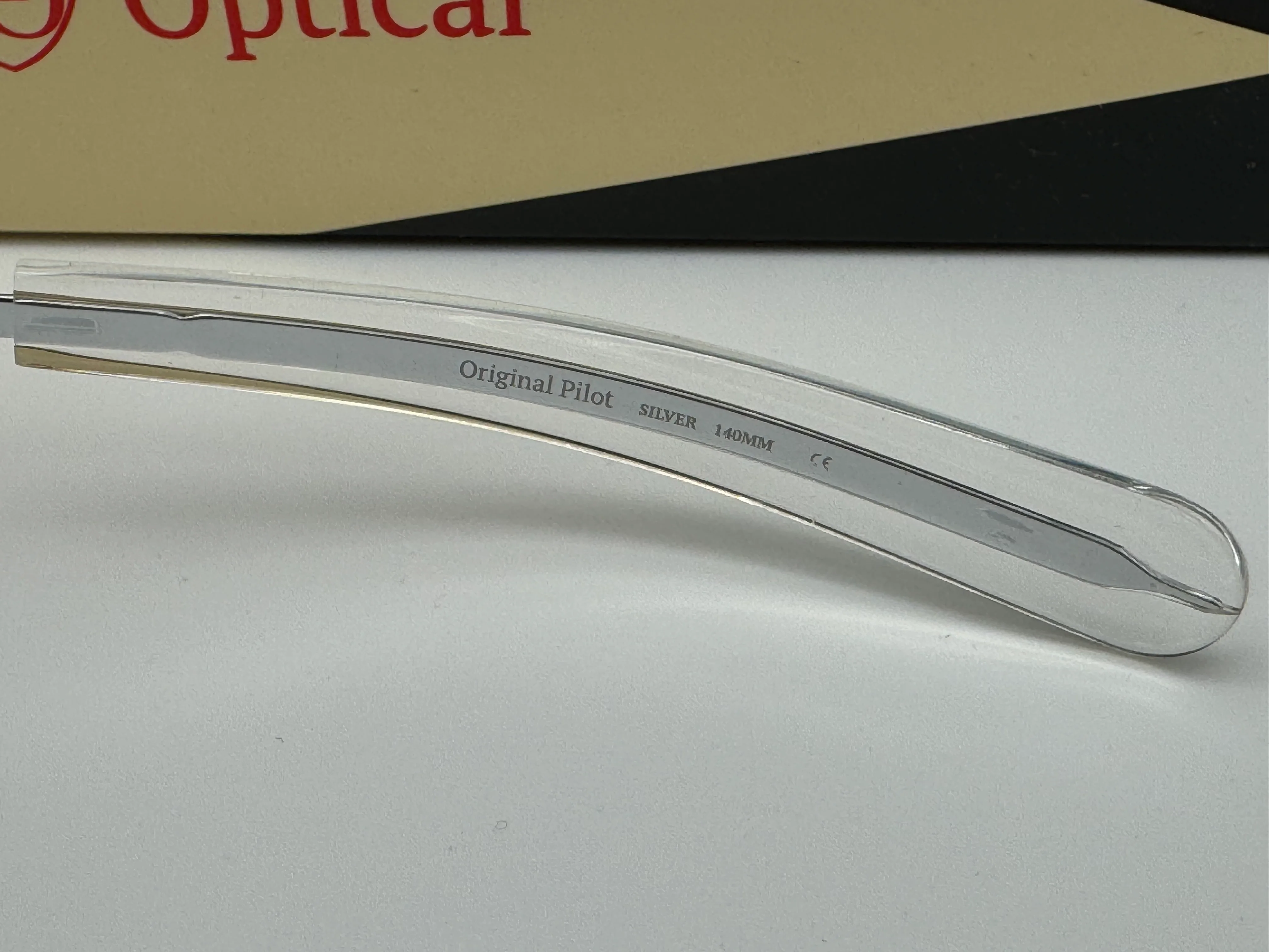 American Optical Original Pilot 52mm Silver Frame Calobar / Green SkyMaster Glass USA NEW - Image 7