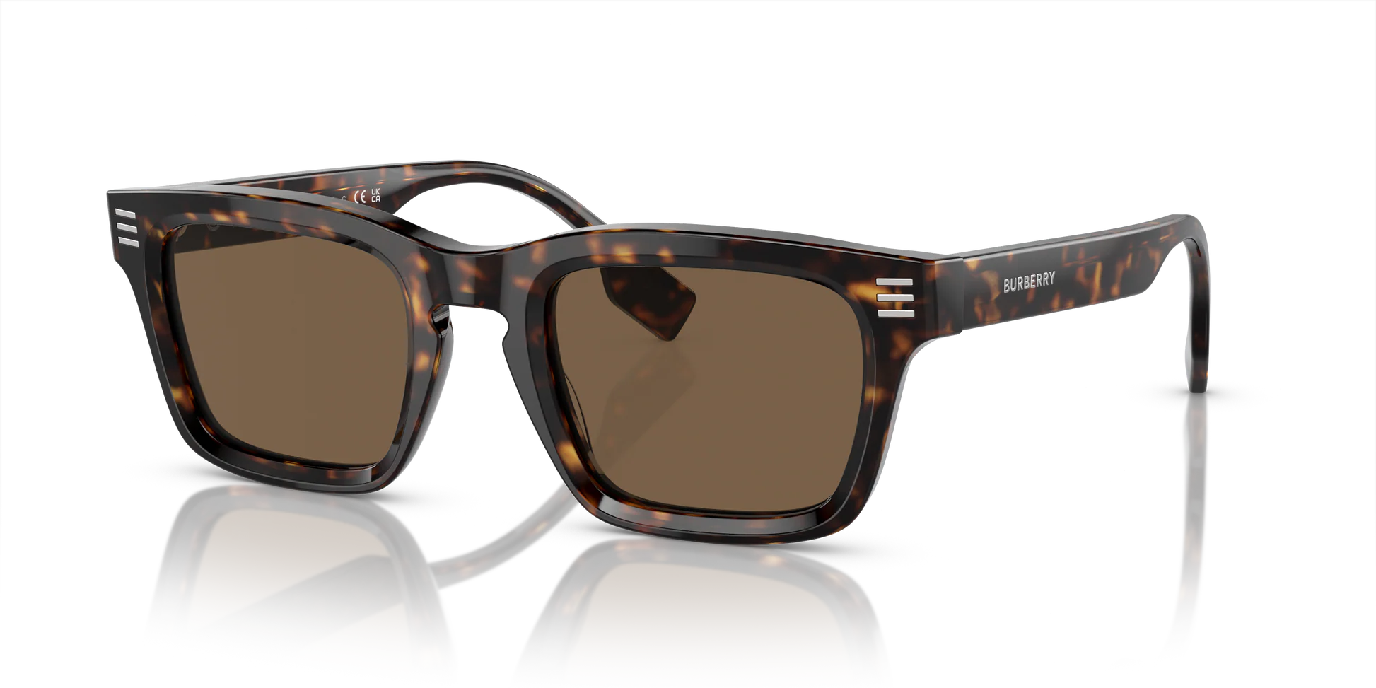 Burberry BE 4403 F 51mm Dark Havana / Dark Brown 300273 Italy Open Box
