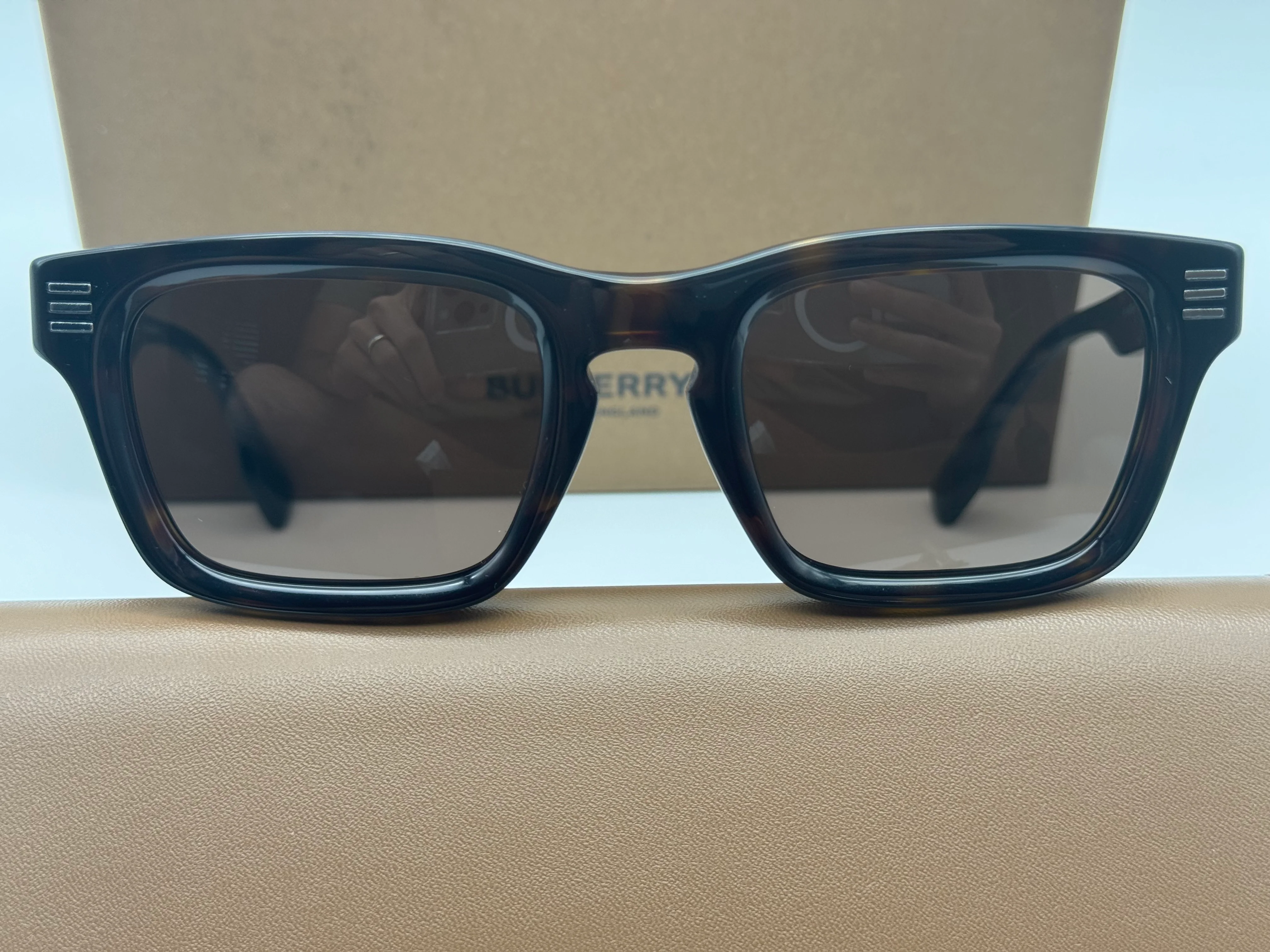 Burberry BE 4403 F 51mm Dark Havana / Dark Brown 300273 Italy Open Box - Image 4