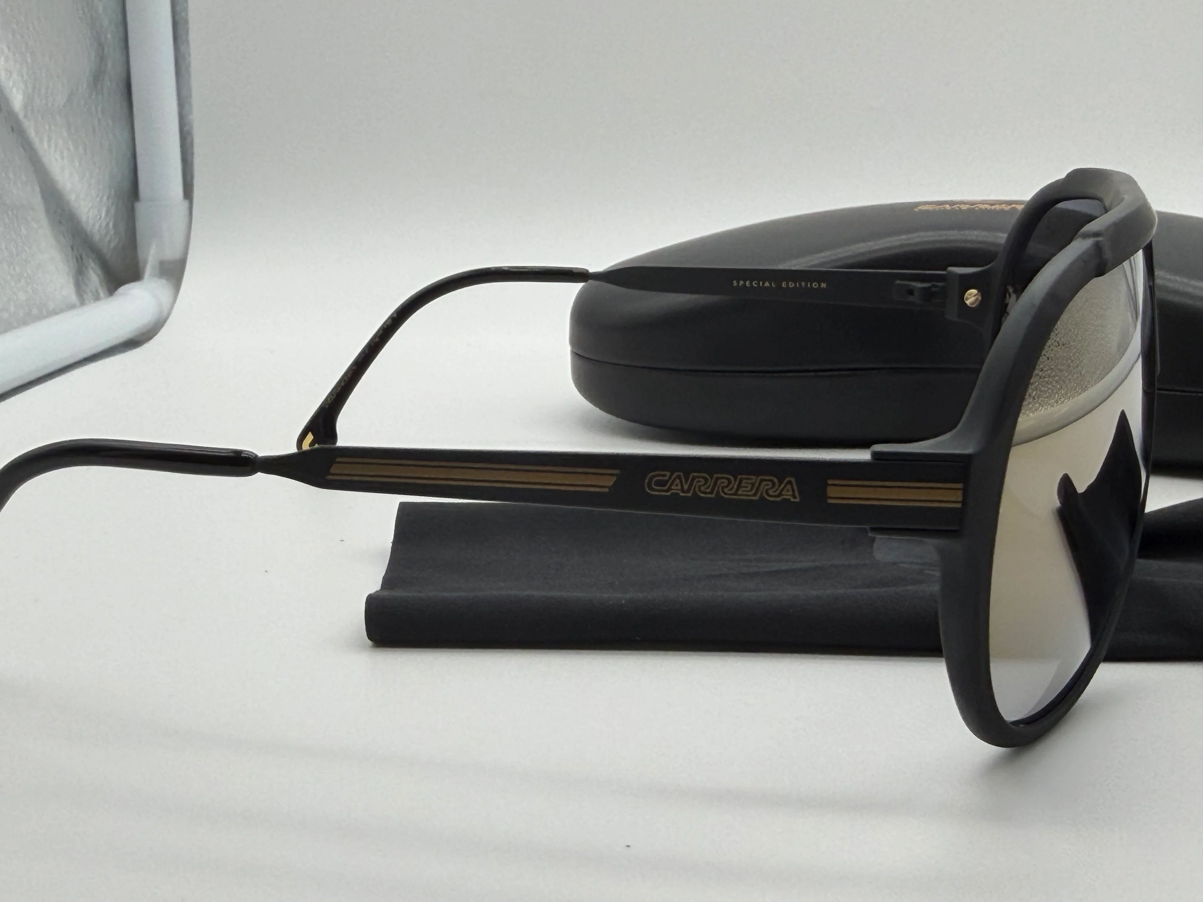 Carrera Endurance 64mm Gold Mirror / Gray Aviator Pilot Sunglasses NEW - Image 4