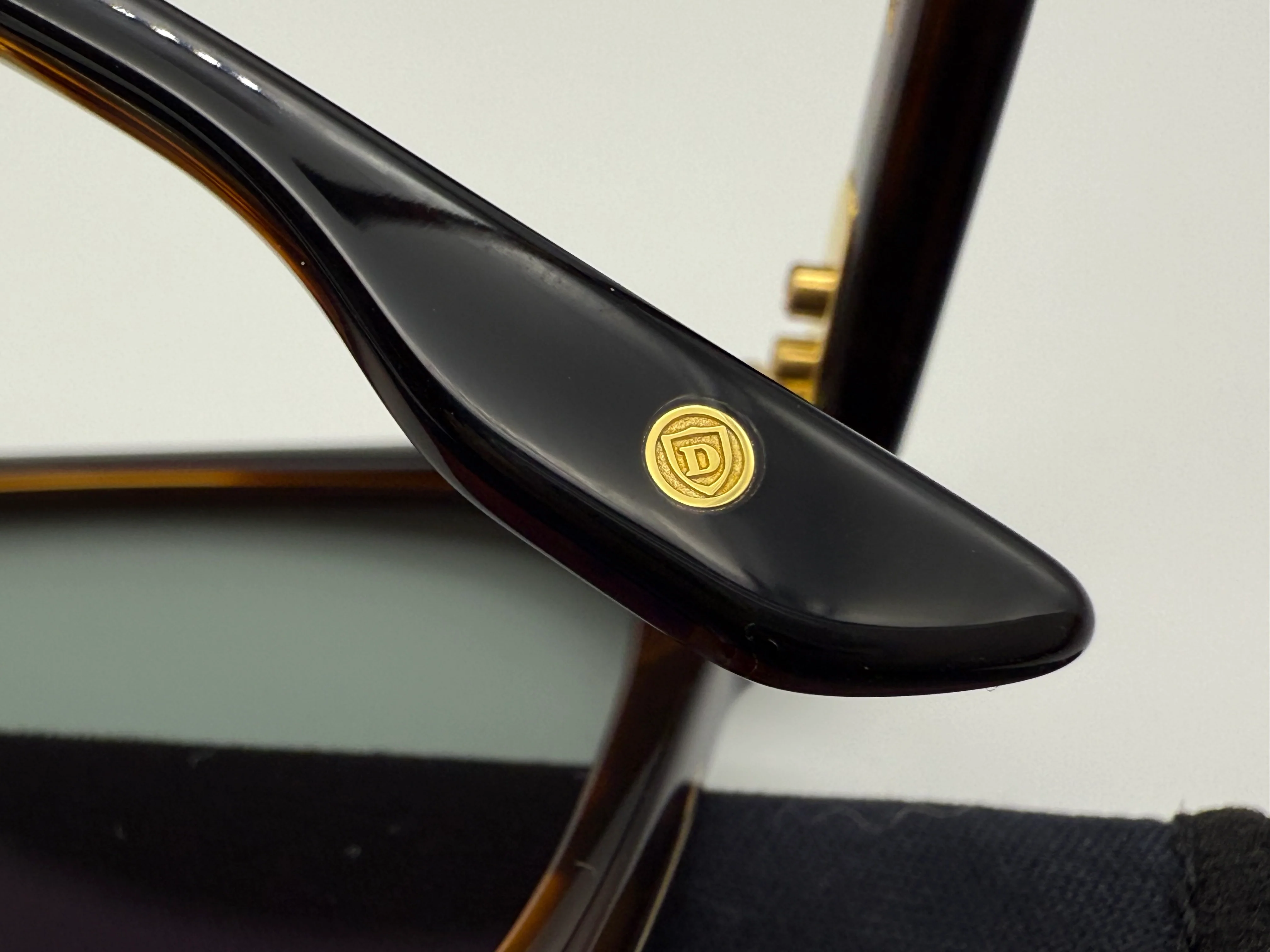 DITA AVEC 52mm DTS112 Tortoise/ Gold Light Blue none-polar lens Japan NEW - Image 10