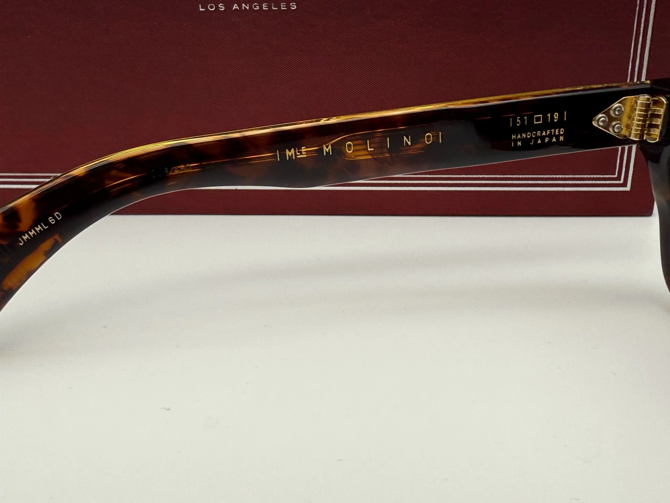 JACQUES MARIE MAGE MOLINO 51mm Agar Tortoise Gold / Brown Sienna Preowned - Image 12