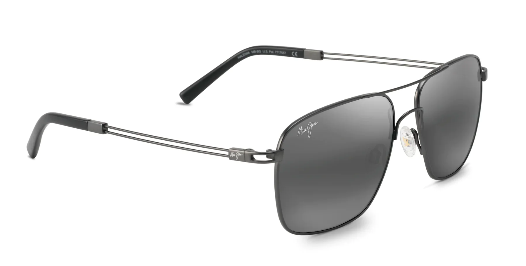 Maui Jim Haleiwa 56mm 328-02D Gunmetal Neutral Grey Polarized Sunglasses - Image 9