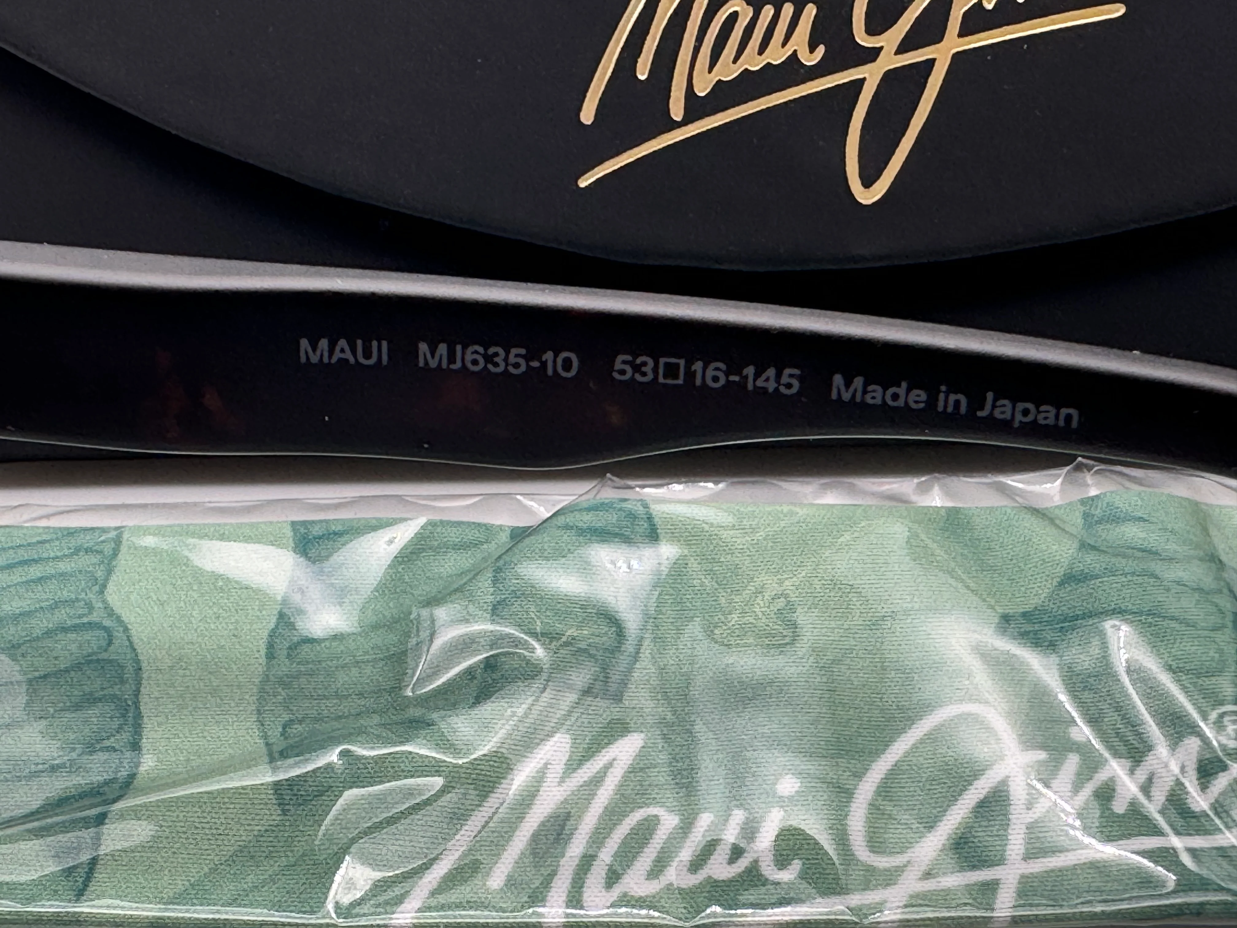 Maui Jim Kahiko 53mm Matte Dark Havana H635-10 Maui Pure HCL Polarized Lens Japan NEW - Image 7