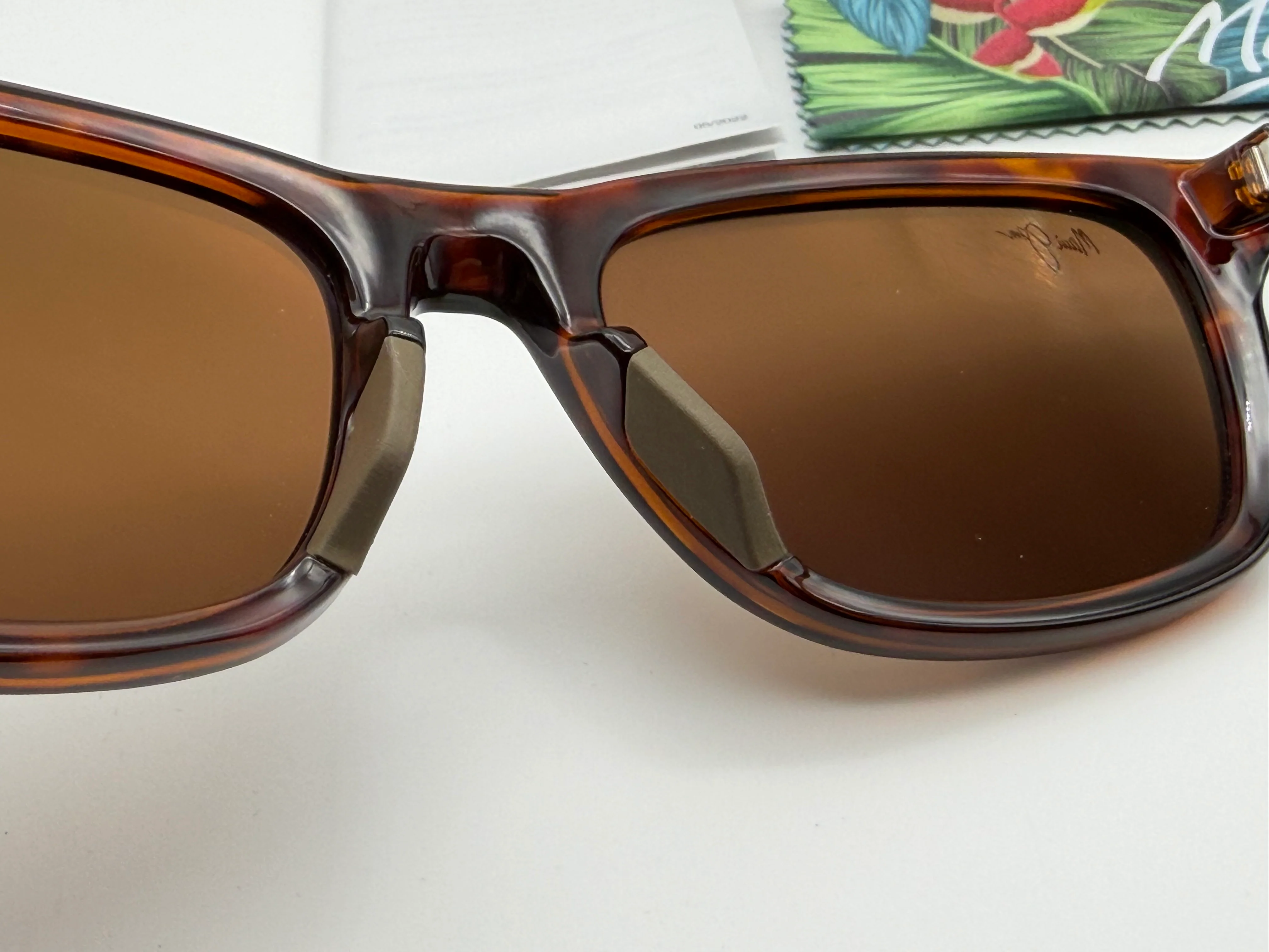 MAUI JIM KAPI'I 54mm Shiny Dark Havana / HCL Bronze Polarized MJ617-10 Italy NEW - Image 6