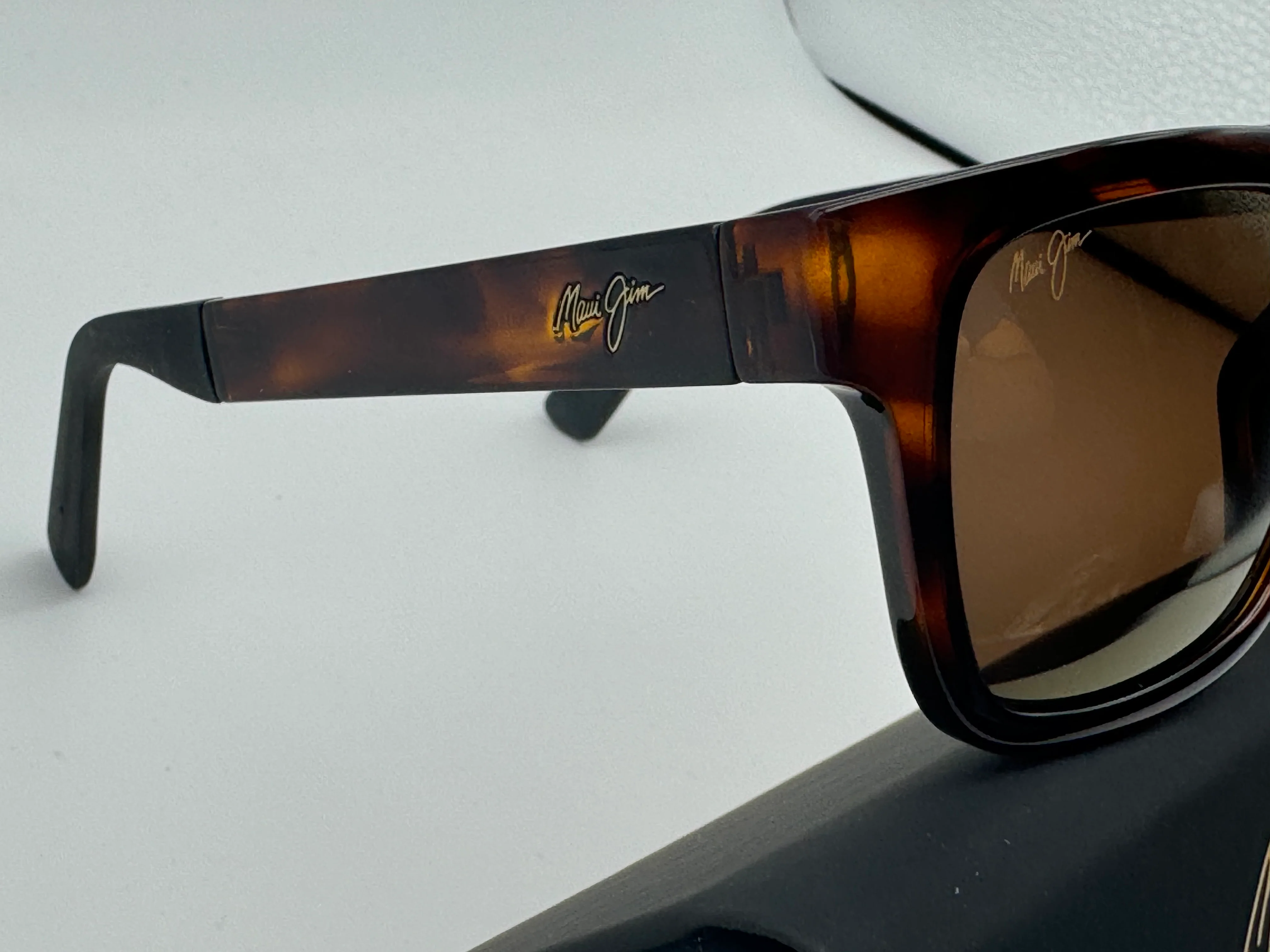 Maui Jim Mongoose 54mm Tortoise / HCL Bronze Mirror STG 540-10 Polarized Italy NEW - Image 4