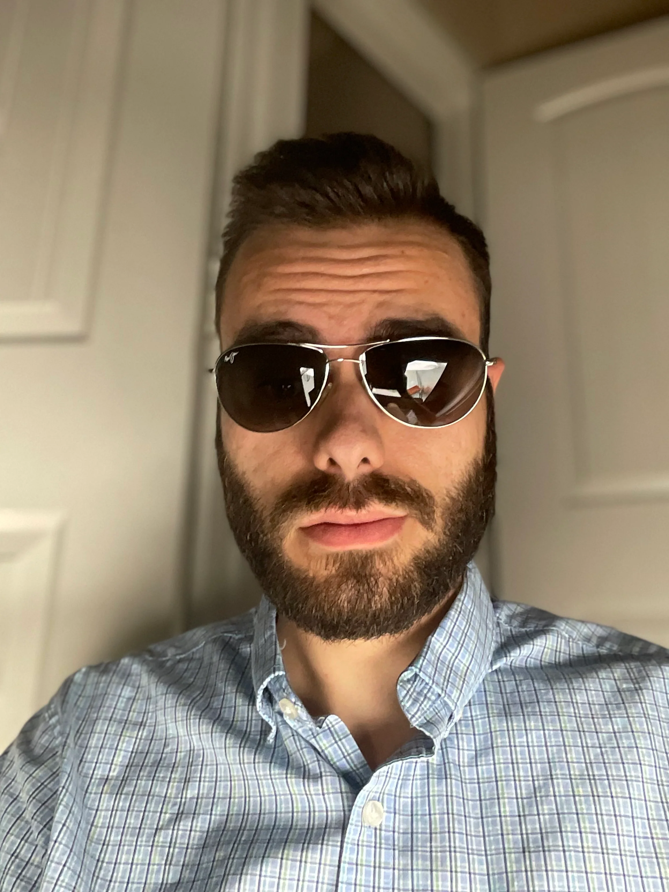 MAUI JIM SEA HOUSE 60mm 772 SUNGLASSES- SILVER WITH POLARIZED NEUTRAL GREY LENS - Image 9