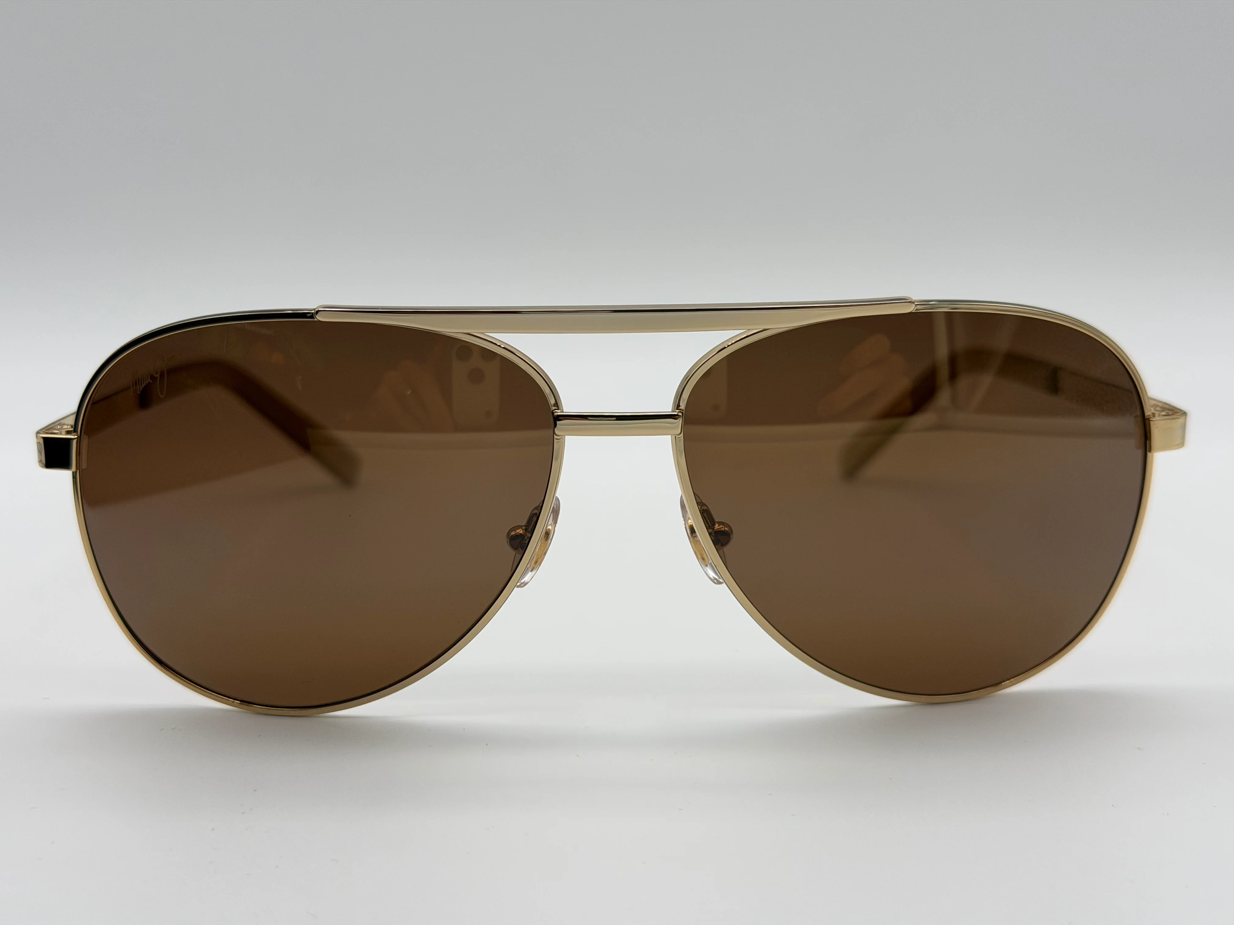 Maui Jim Seacliff 61mm Aviator Gold / HCL Bronze MJ 0831 Italy NEW - Image 2
