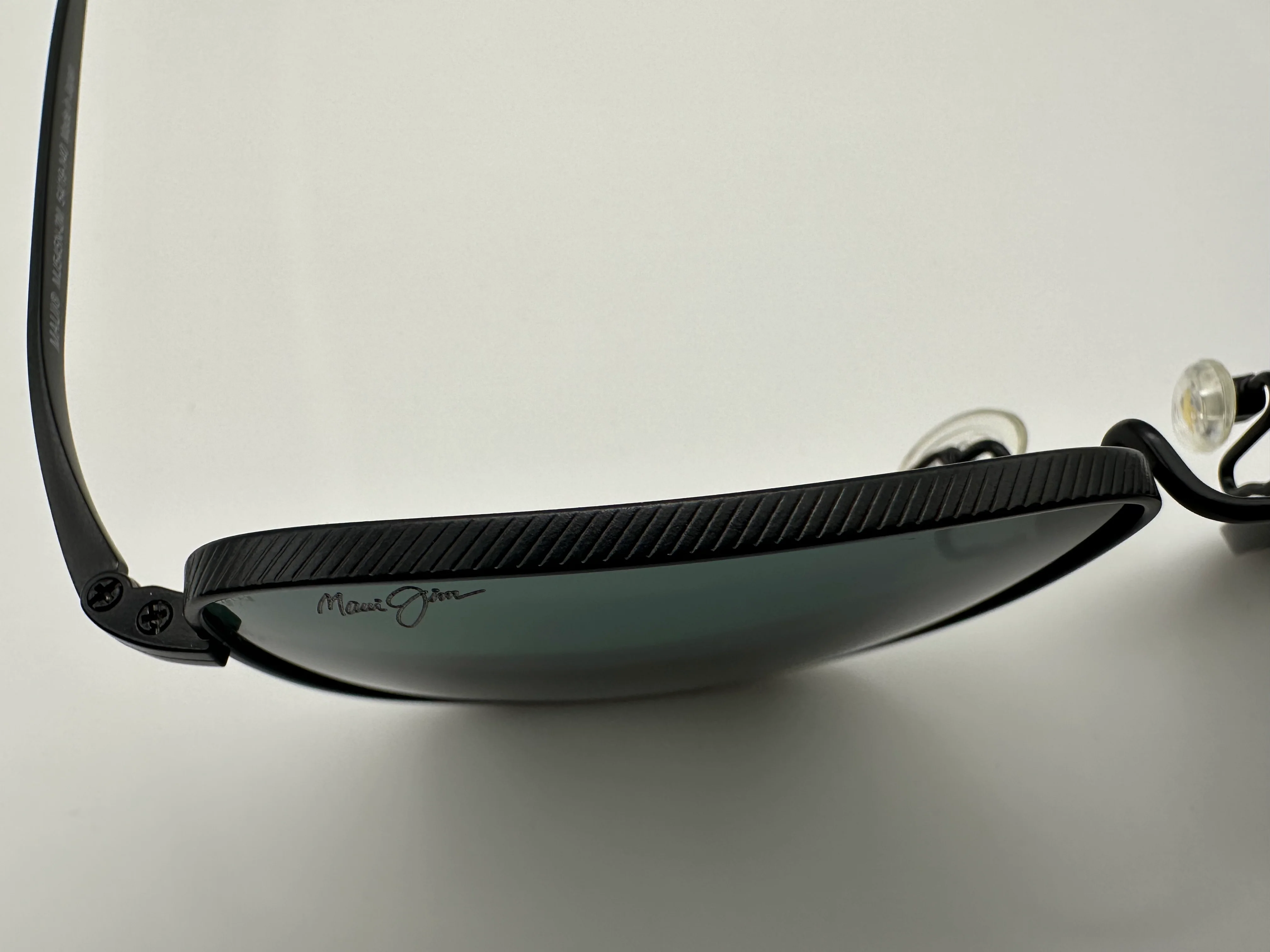 Maui Jim SPINNAKER 54mm Black Titanium POLARIZED Neutral Gray Sunglass 545-2M NEW - Image 3