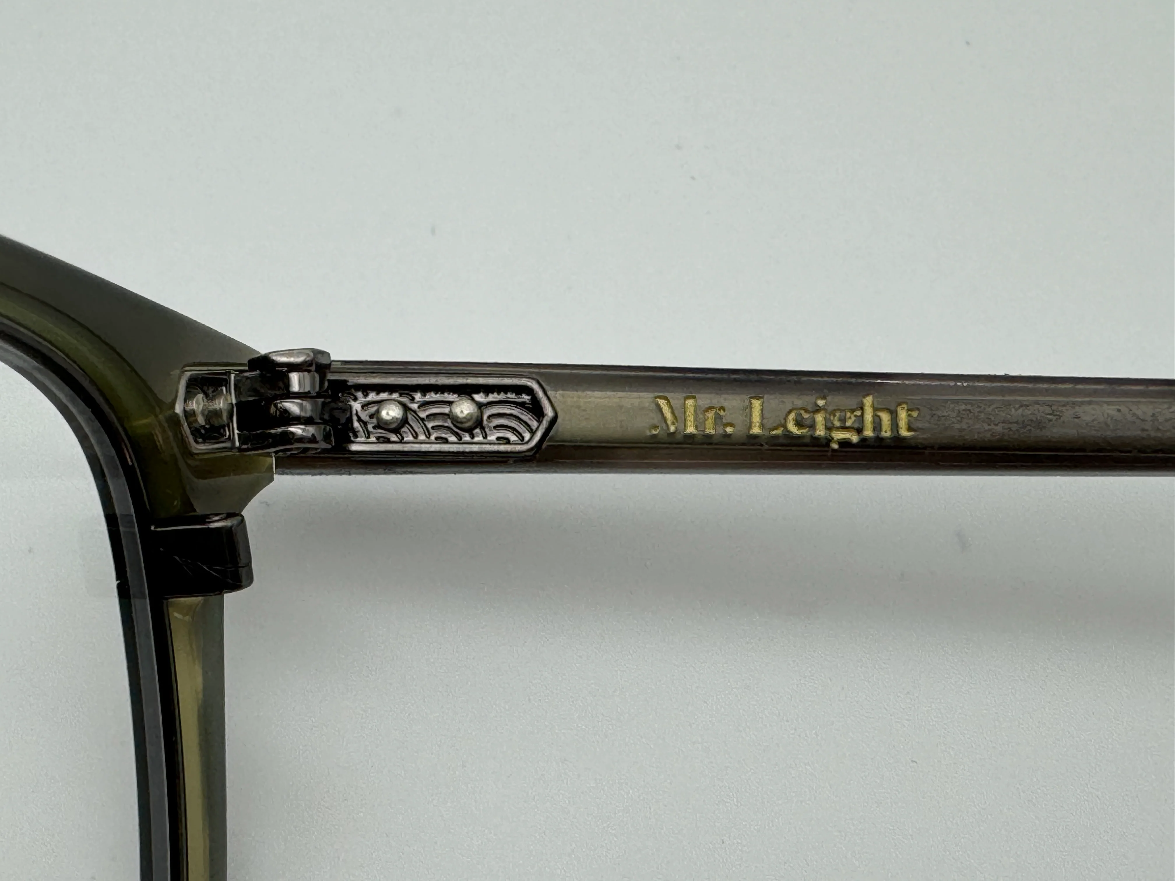 Mr. Leight Coopers C Eyeglasses Olive / Laminate titanium 46mm Japan NEW - Image 5