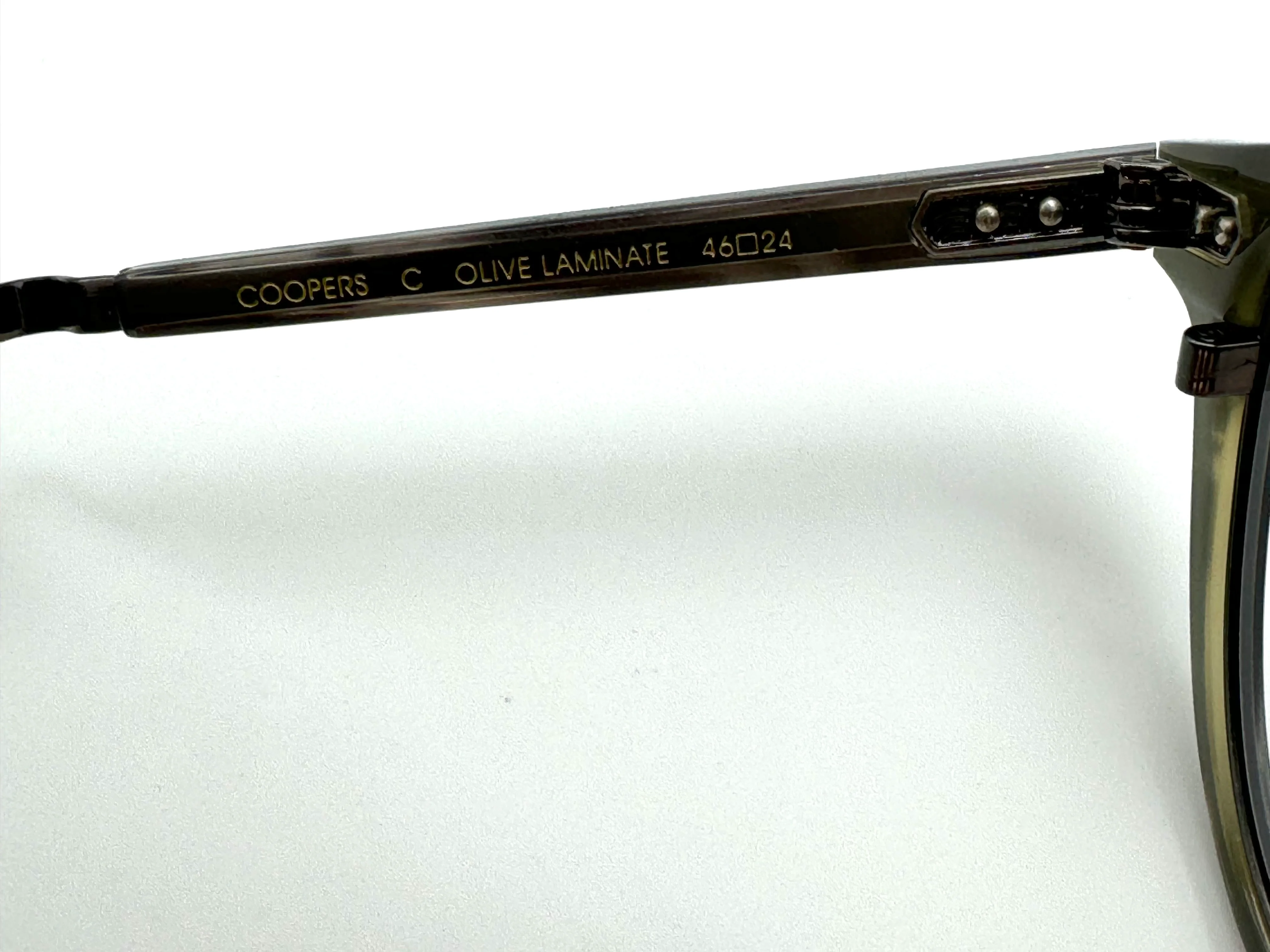 Mr. Leight Coopers C Eyeglasses Olive / Laminate titanium 46mm Japan NEW - Image 7