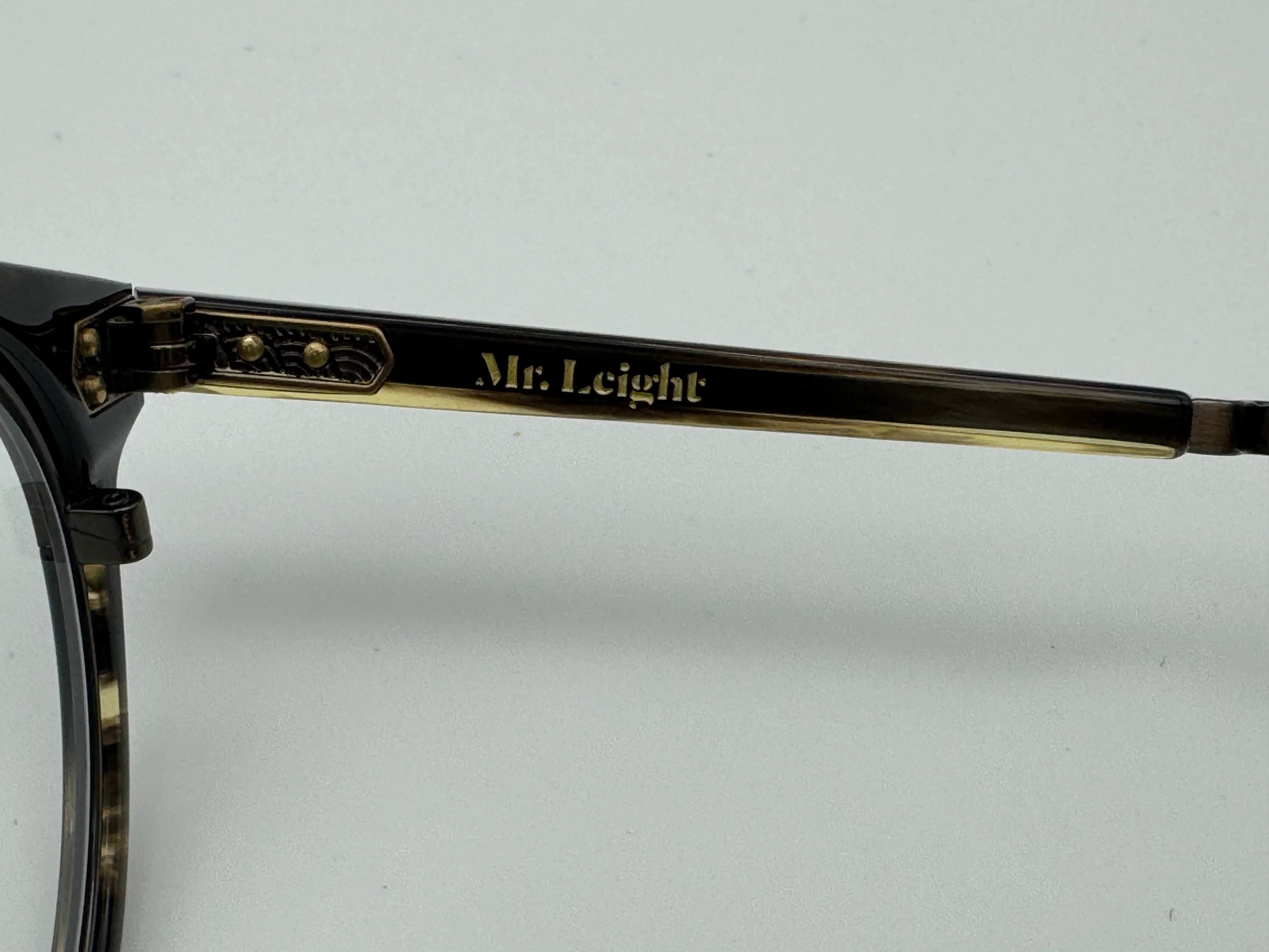 Mr. Leight Crosby C 44mm Porter Tortoise Eyeglasses Demo Lens Titanium Japan NEW - Image 6
