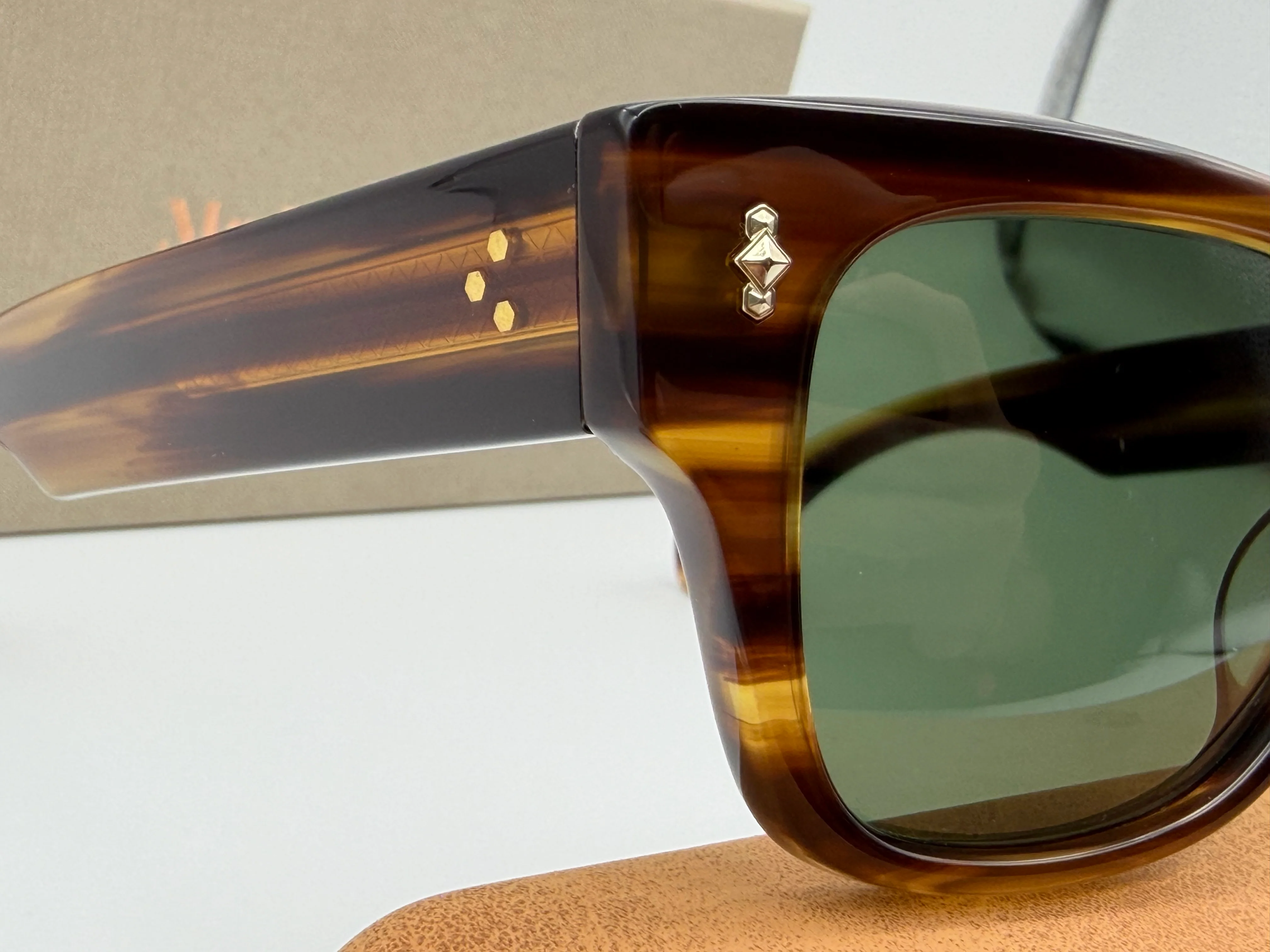 Mr. Leight Duke S 49mm Koa - Antique Gold Glass G 15 ml 2034 NEW - Image 10