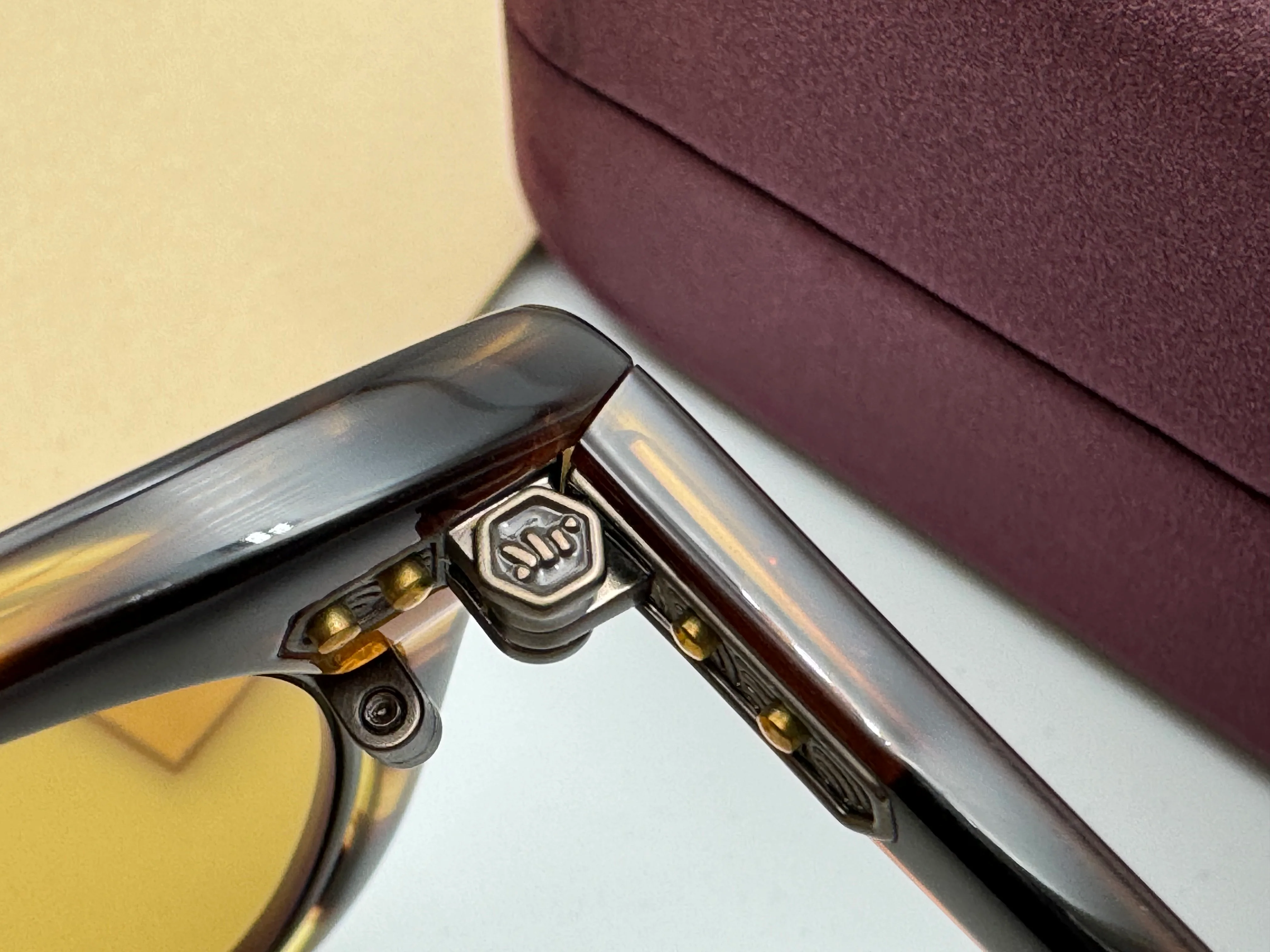 Mr. Leight Getty II S 48mm Koa Antique Gold II Gold Medallion Limited Japan NEW - Image 8