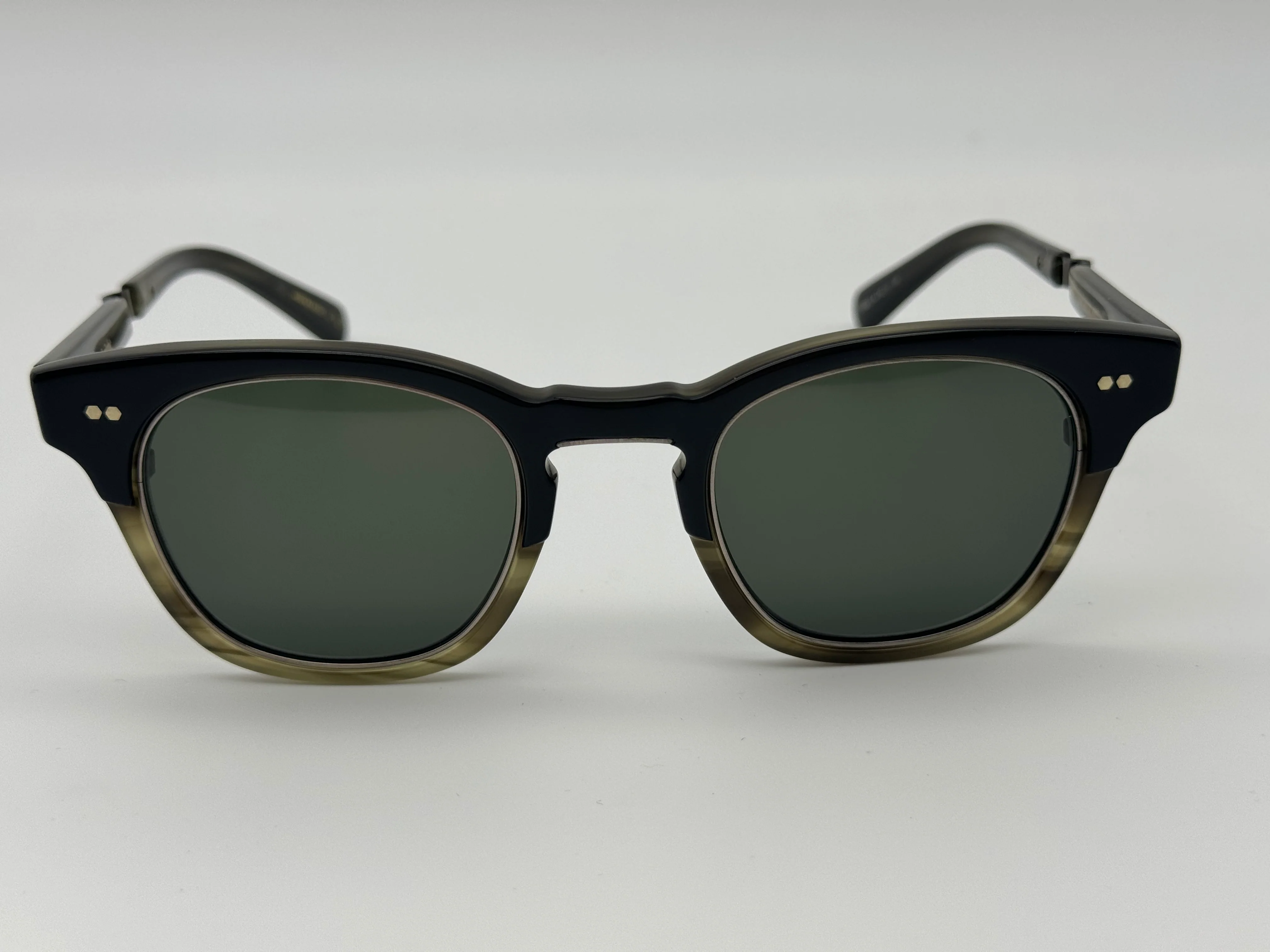 Mr. Leight Hanalei II S 45mm G- 15 Sycamore Laminate Pewter Oval Unisex Sunglasses ML2022 SYCL-PW/G15 Japan NEW - Image 2