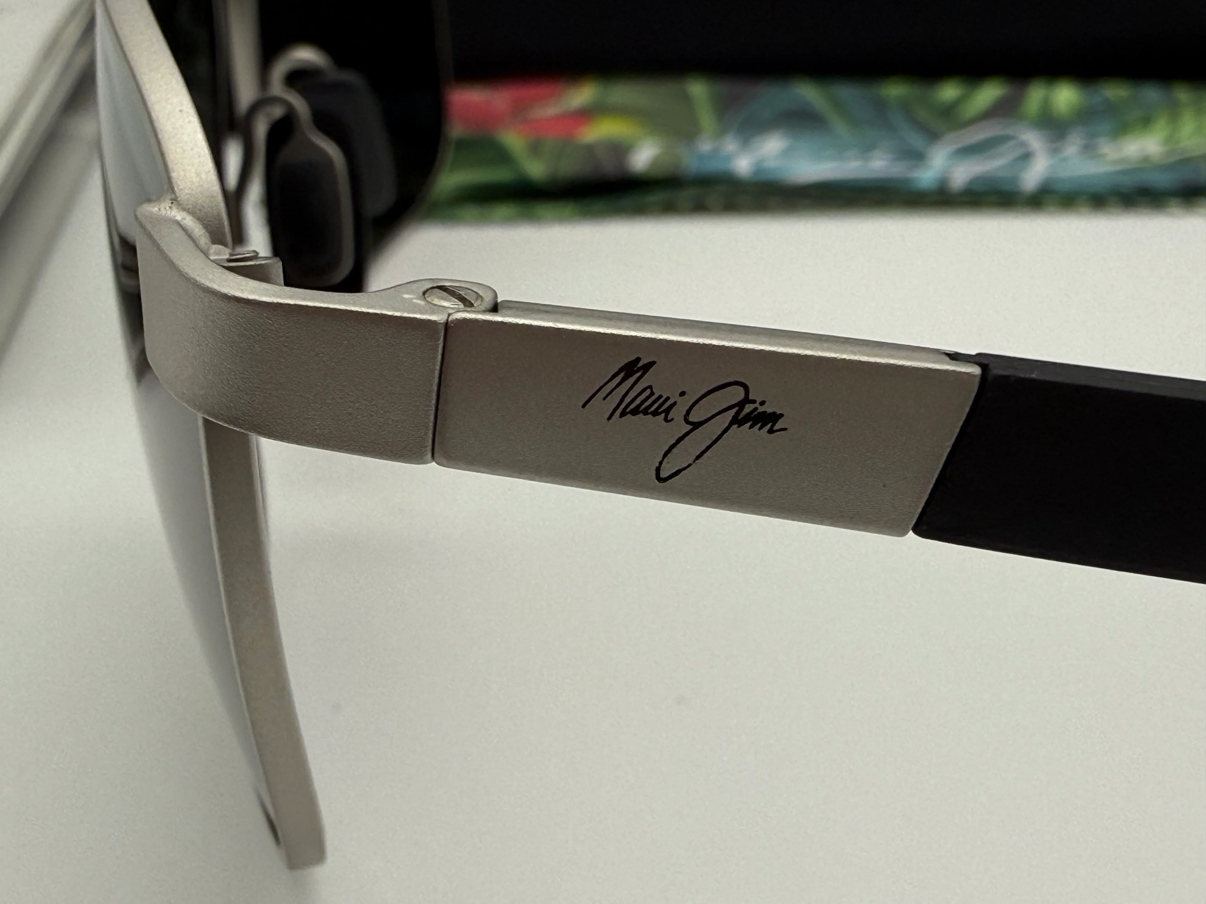 NEW Maui Jim KAALA 58mm Silver Brushed, Gray ST Glass Lens Polarized Sunglass 856-17 Open Box - Image 4