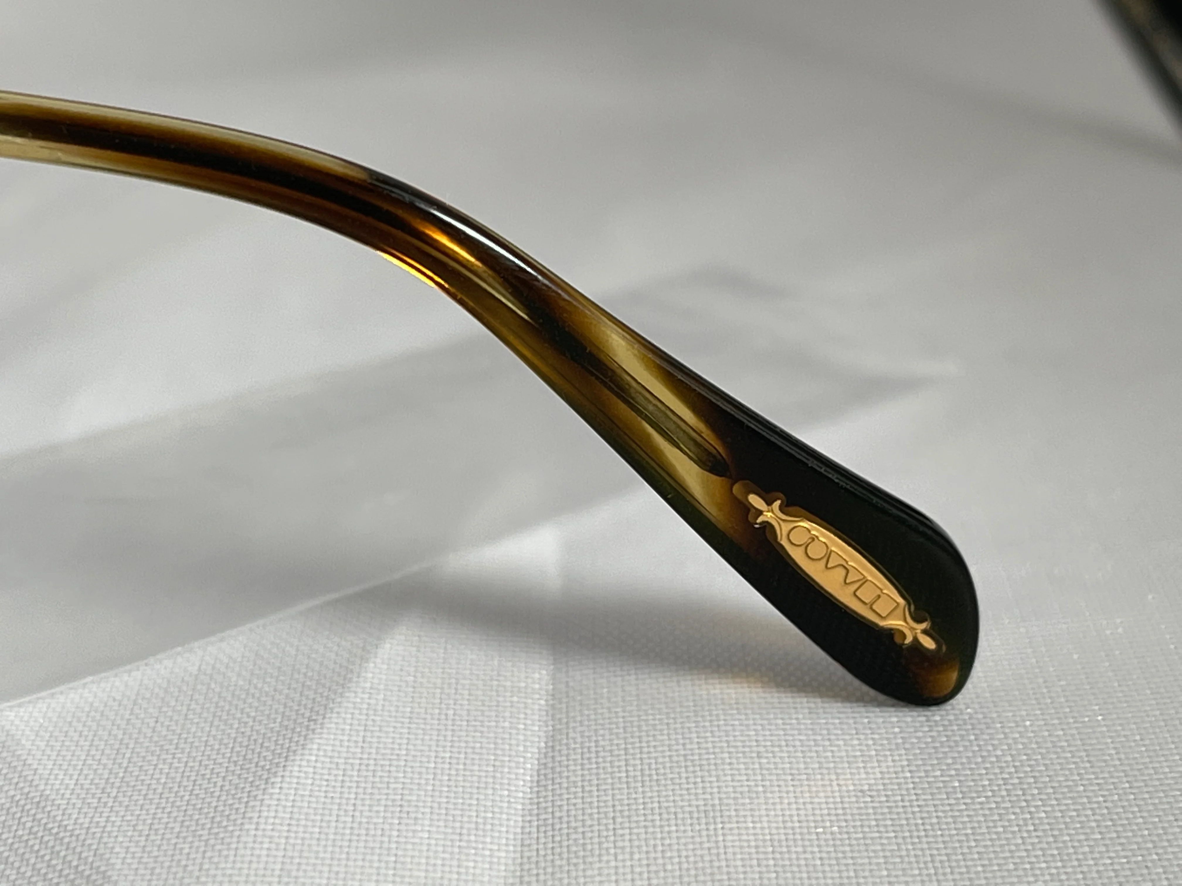 Oliver Peoples Sunglasses Watts Sun 49mm Aviator Gold Titanium OV 1223 ST 51246G NEW - Image 9