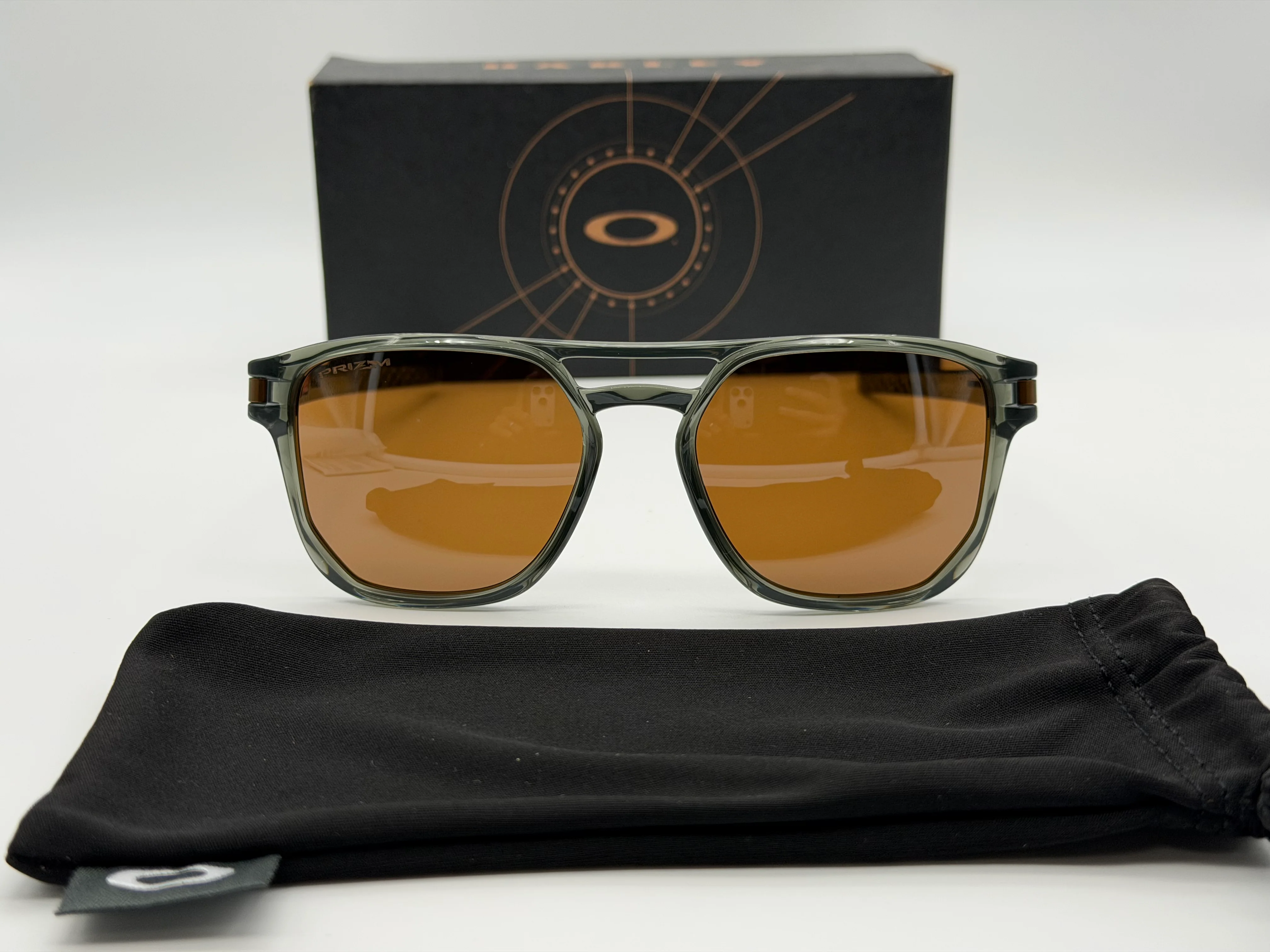 Oakley Latch Beta 54mm Prizm Tungsten Lenses / Olive Ink Frame NEW