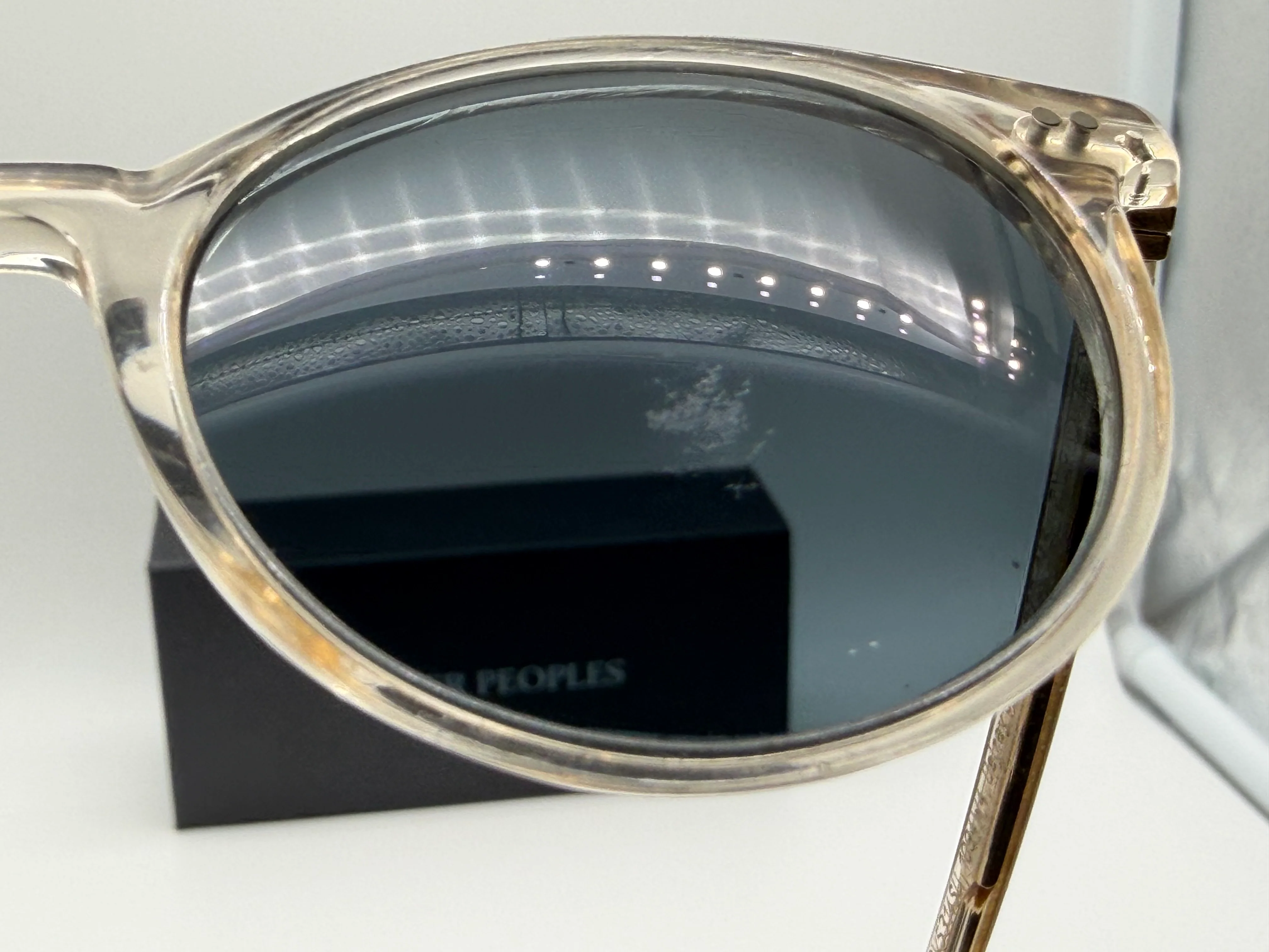 Oliver Peoples 48mm OV 5314SU DELRAY SUN 1094W4 BUFF / Blue Used Read Description - Image 8