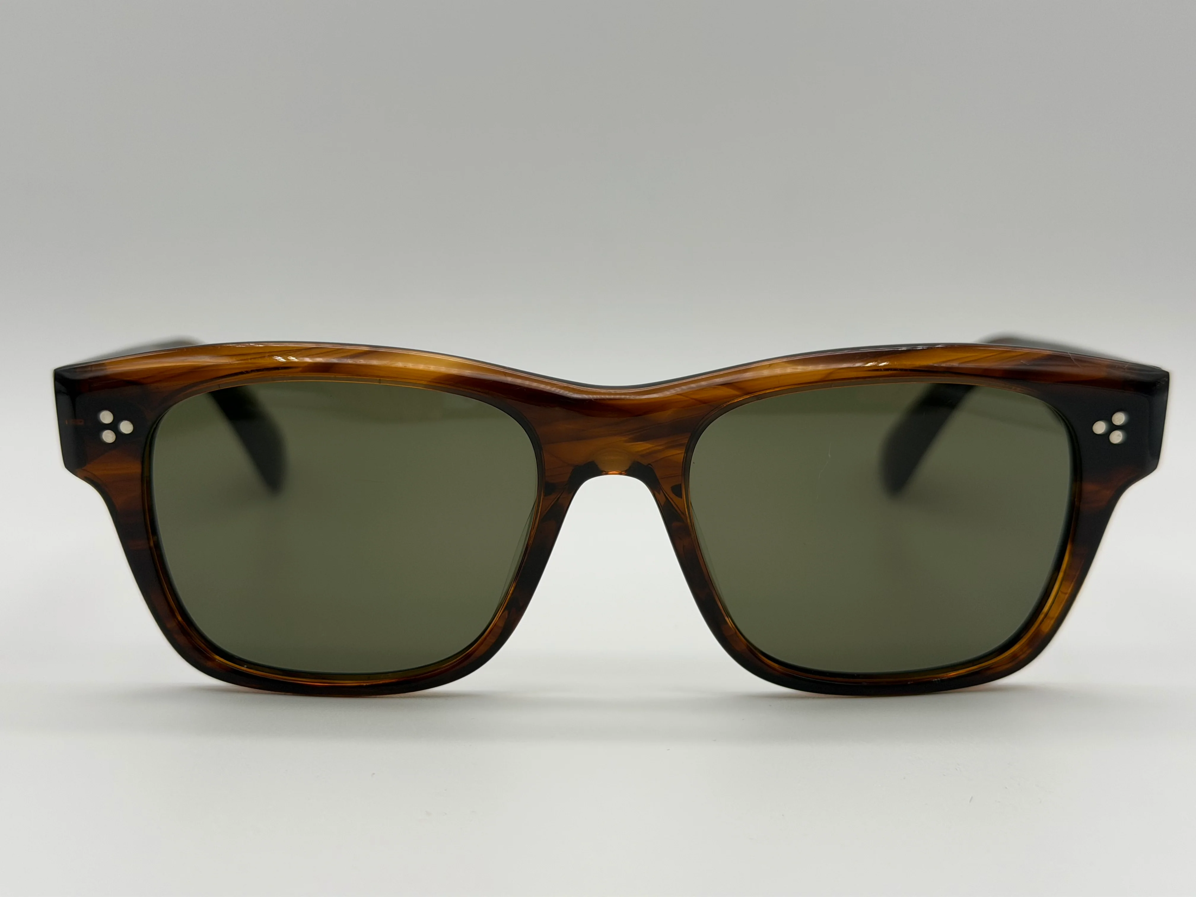 Oliver Peoples Birell Sun 52mm Tuscany Tortoise/ G-15 OV 5524 Itlay distressed - Image 5