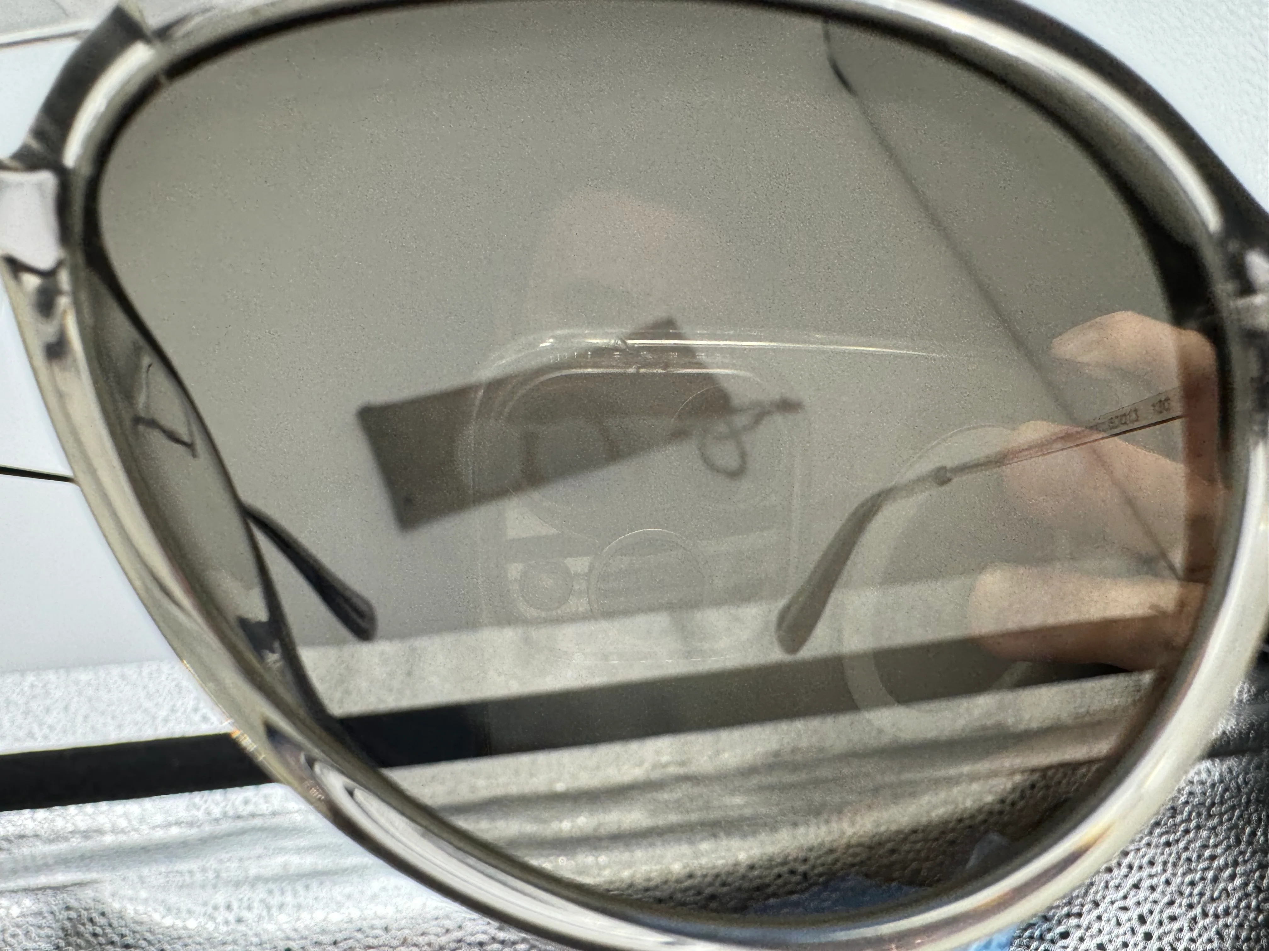 OLIVER PEOPLES BRAEDON 60mm OV 5340SU 113239 Grey / Silver Mirror factory second - Image 8