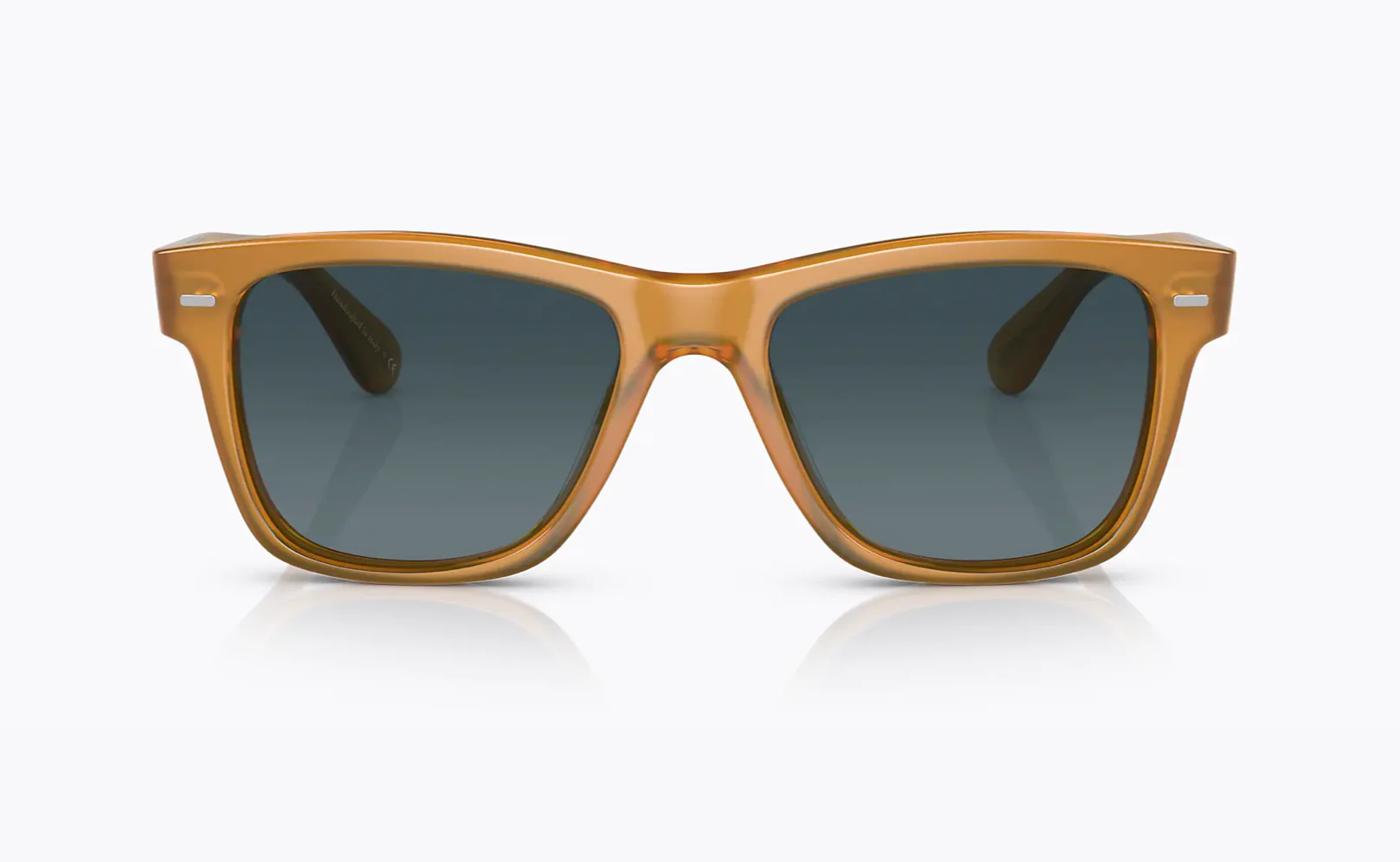 Oliver Peoples Brunello Cucinelli 51mm Oliver Sun Exclusive Amber Blue Gradient Polarized NEW - Image 2