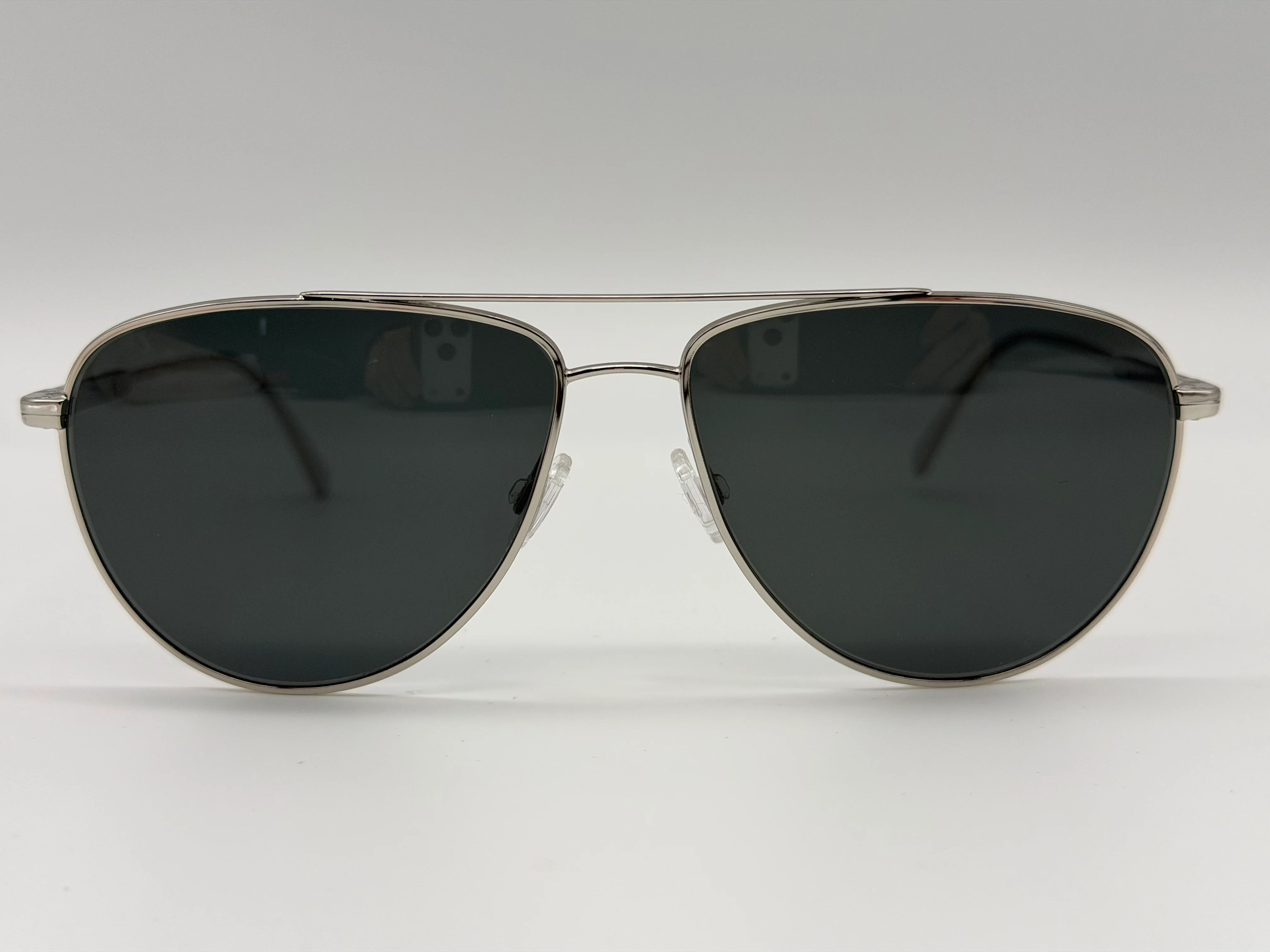 Oliver Peoples Brunello Cucinelli Disoriano 58mm Silver / Midnight Express Polarized OV 1301S 5036P2 Polarized Italy Preowned - Image 5
