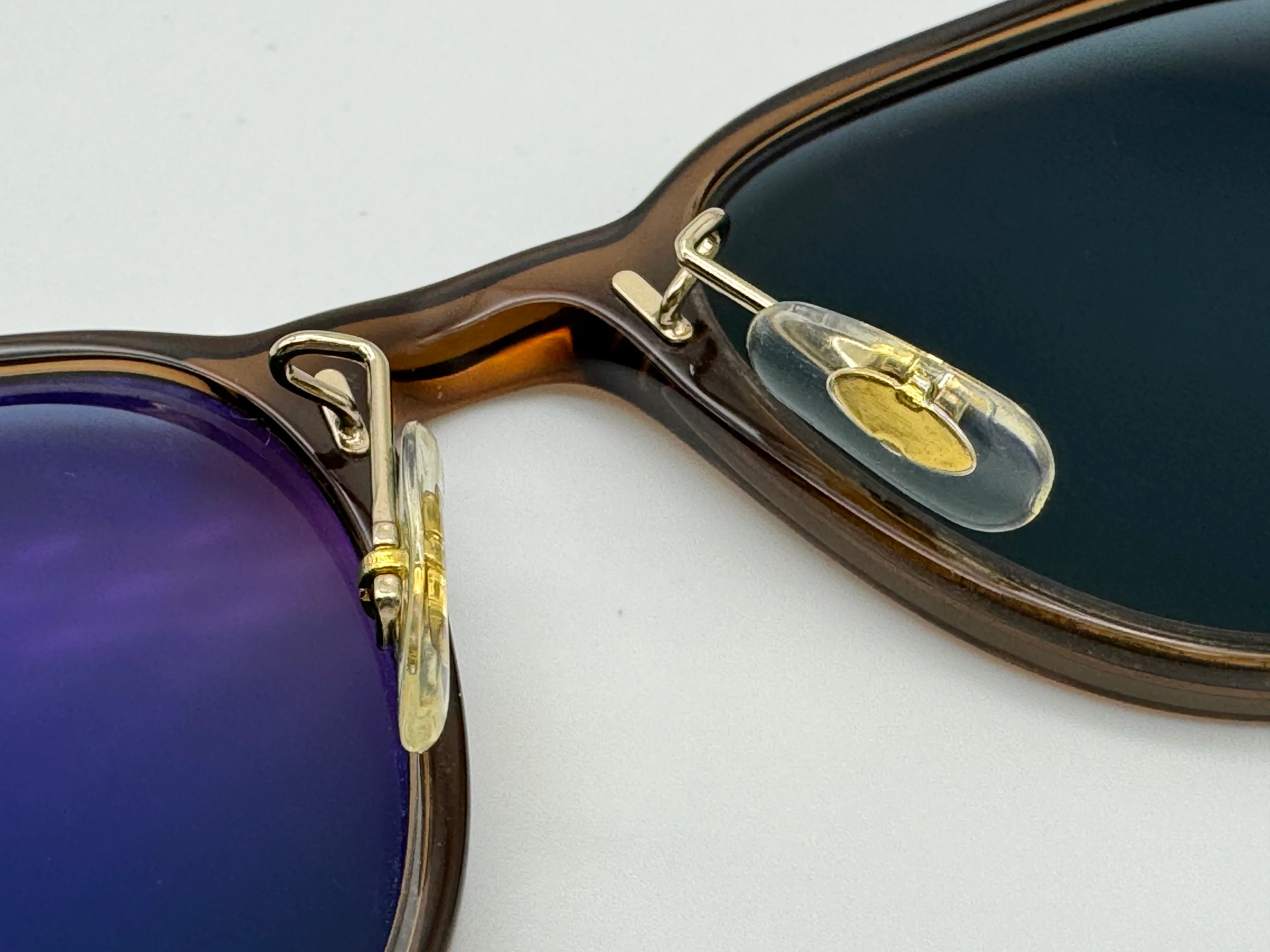 Oliver Peoples Brunello Cucinelli Gerardo 51mm OV 5482S 1738R8 Translucent Brown/Indigo Photochromic Sunglasses Preowned - Image 13