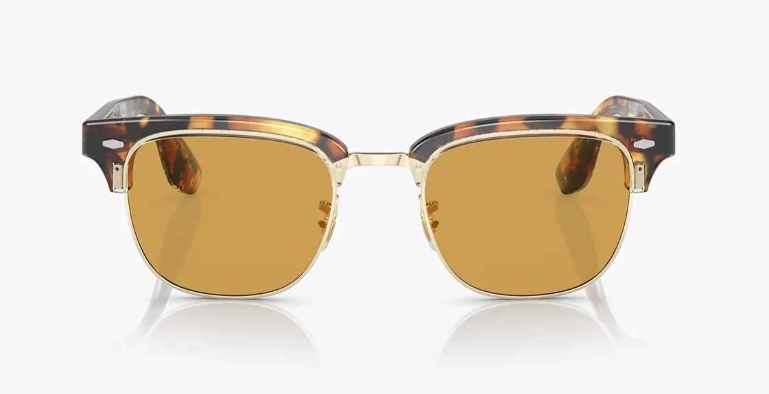 Oliver Peoples CAPANNELLE 48mm Brunello Cucinelli Chestnut / Gold OV 5486 S 1740R9  Photochromic Sunglasses Italy NEW - Image 3