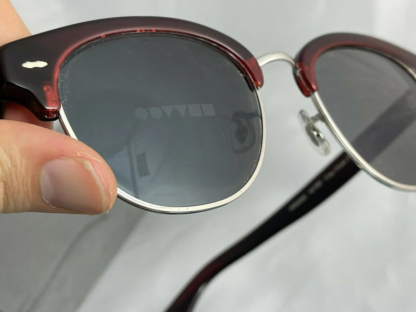 Oliver Peoples Cary Grant 2 OV5436s Sunglasses Bordeaux Bark/Carbon Grey 52mm - Image 3