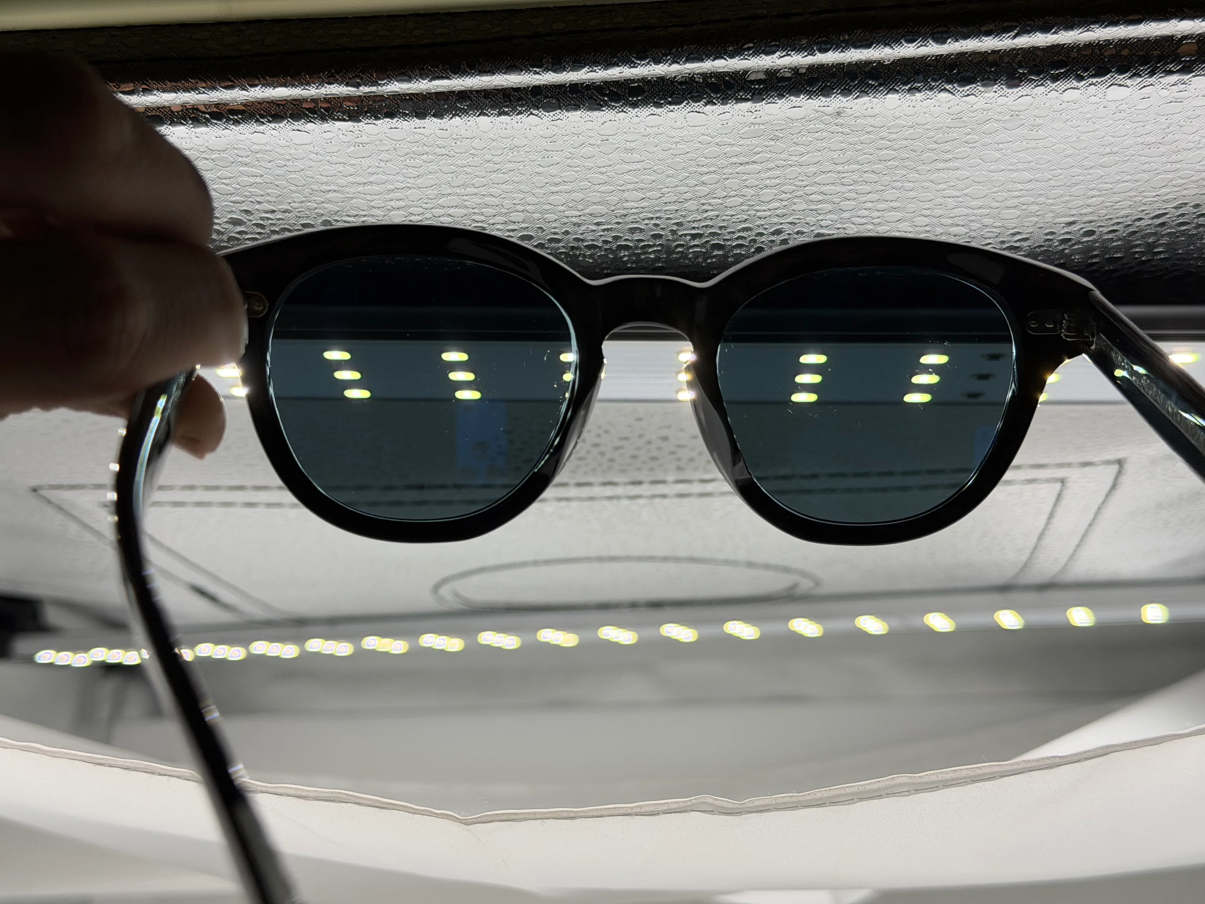 Oliver Peoples Cary Grant Sun 50mm OV 5413 Black / Blue Polarized 14923R Italy Preowned - Image 16