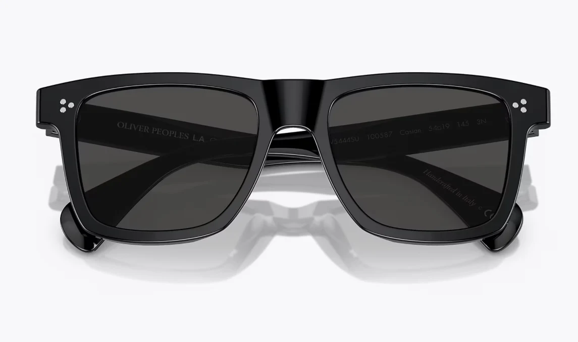 Oliver Peoples Casian 54mm Black / Gray 100587 OV 5444 SU Italy New - Image 3
