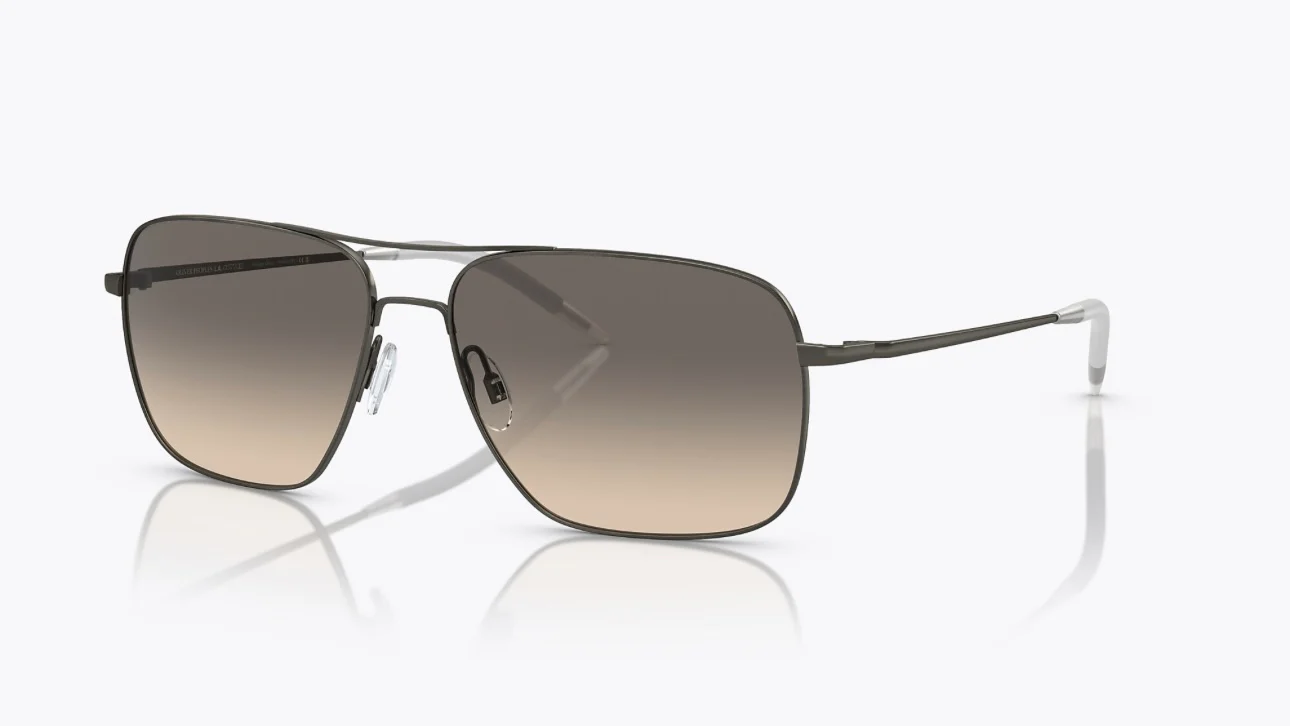 Oliver Peoples Clifton 58mm Antique Pewter Shale Gradient OV1150S 528932 Open Box