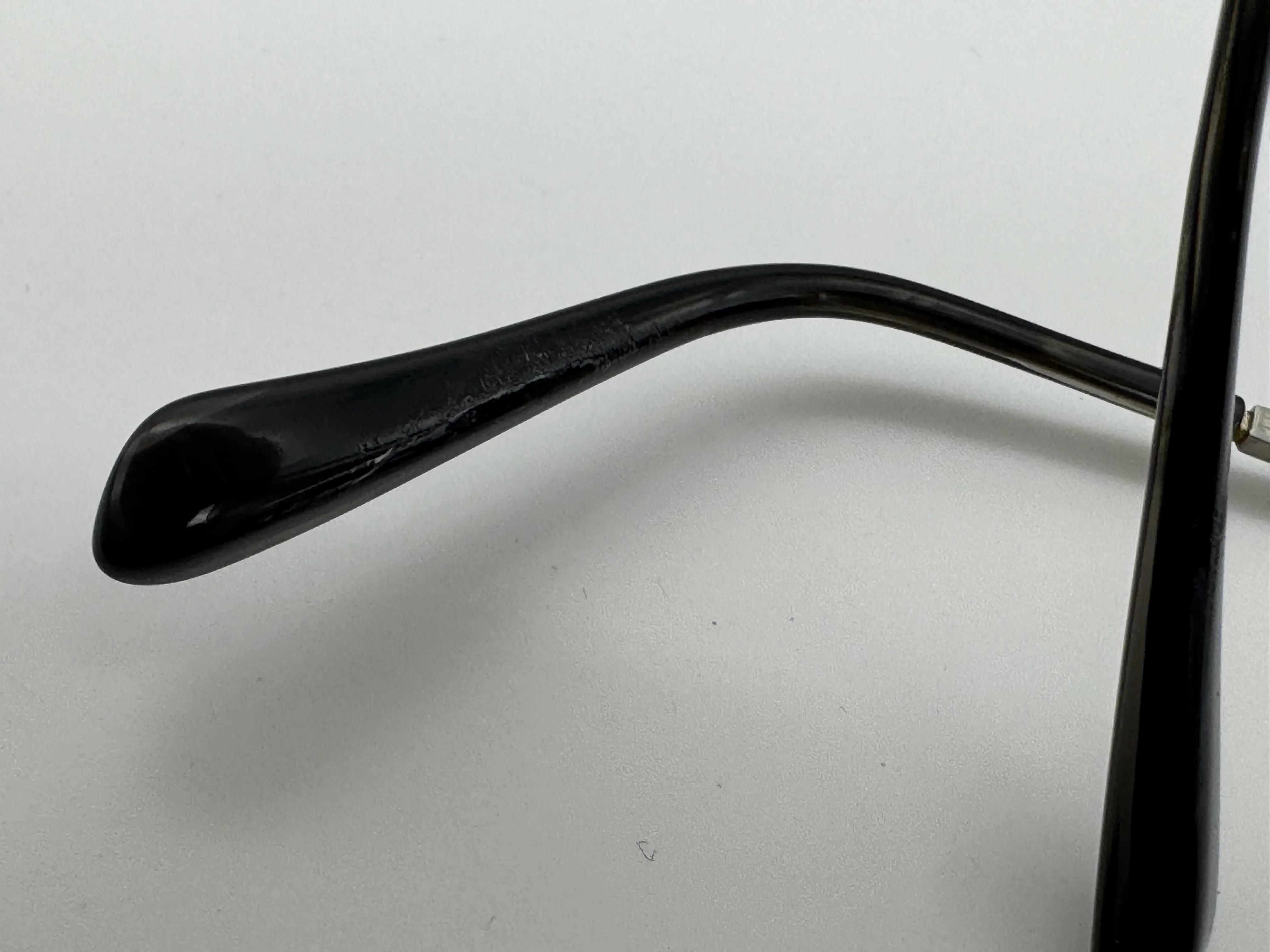 Oliver Peoples Copter 62mm OV 1120 ST Brushed Silver / Sand Quartz VFX Polarized Japan Preowned - Image 11