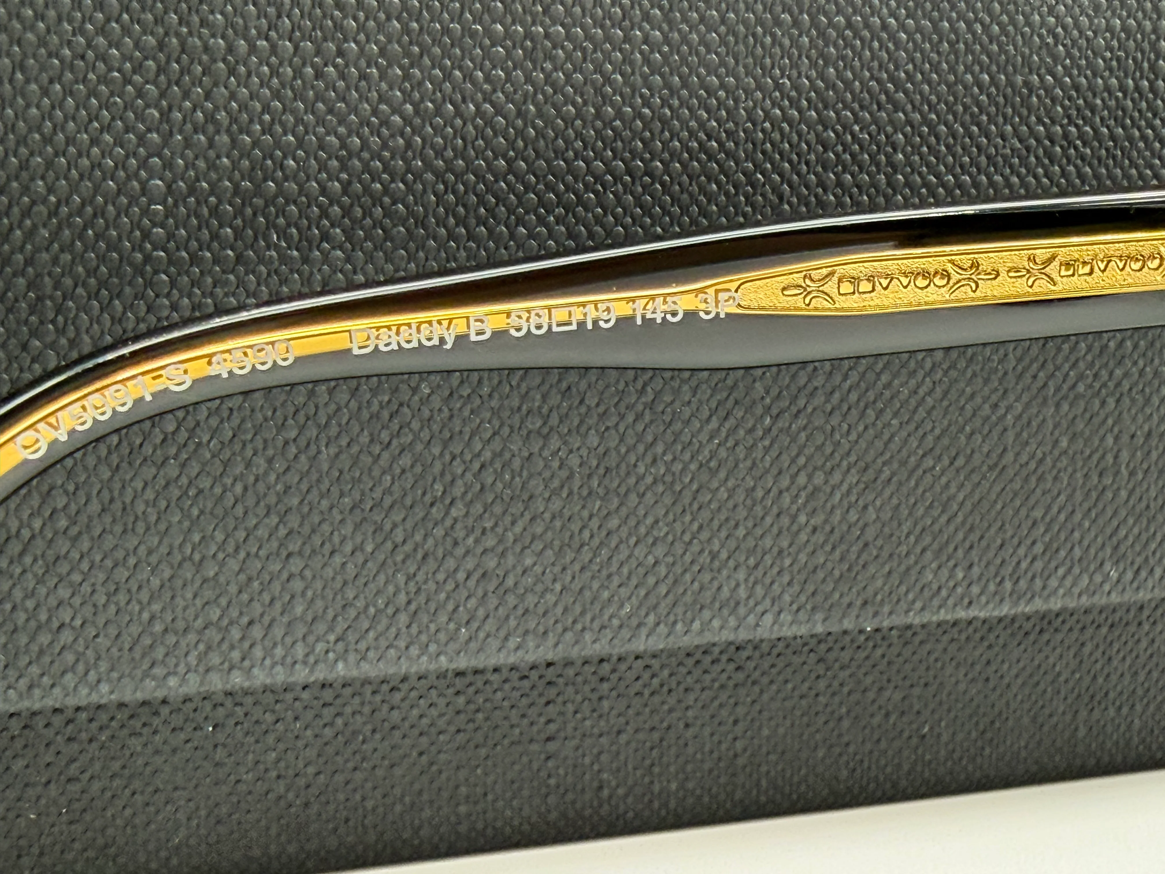 Oliver Peoples Daddy B. 58mm 1st Gen OV 5091S 4590 Black Gold / Green Japan Preowned - Image 13