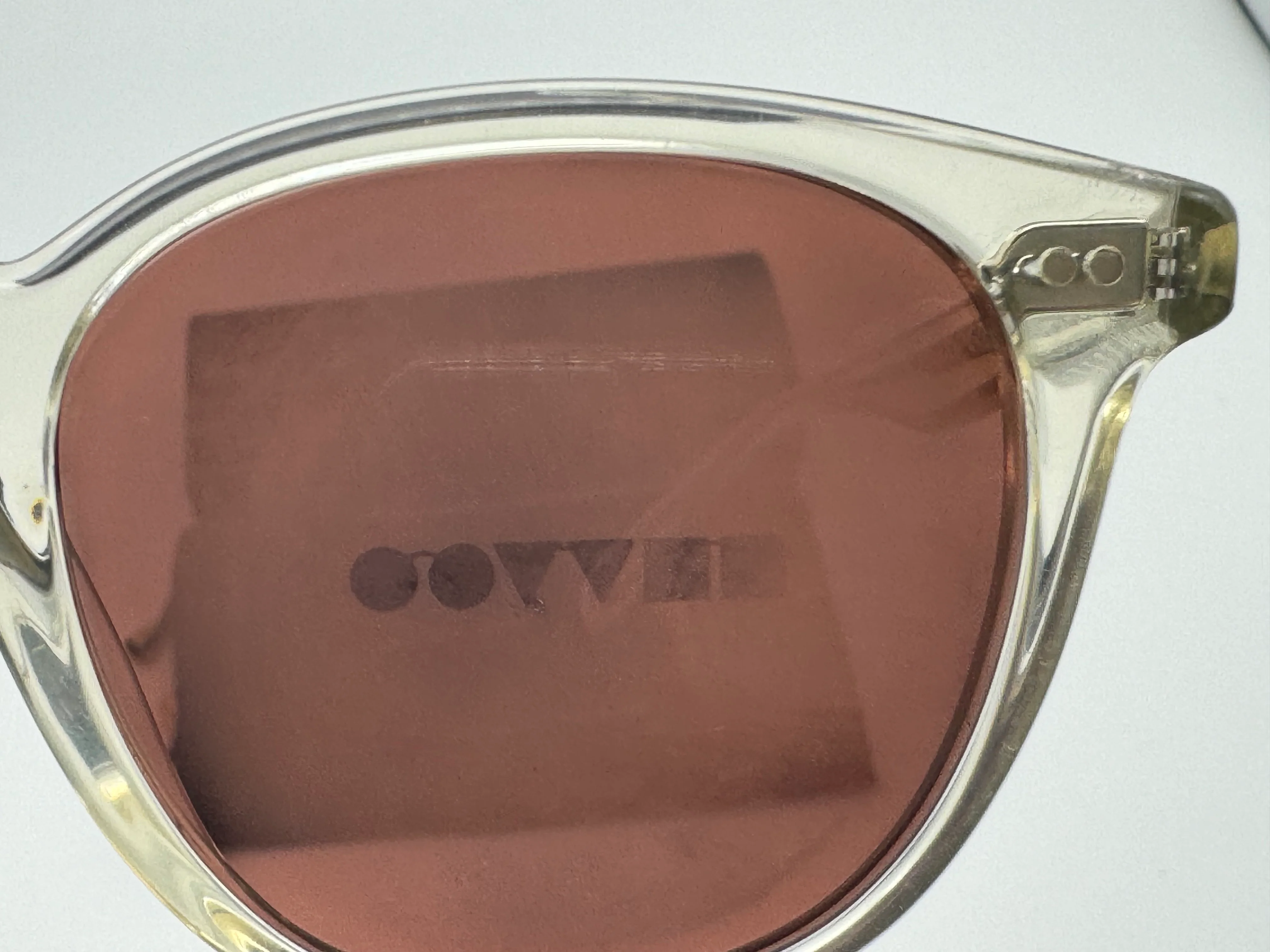 Oliver Peoples Desmon Sun 50mm Limited Edition Pale Citrine / Burgundy OV 5454 1692C5 Italy NEW - Image 7