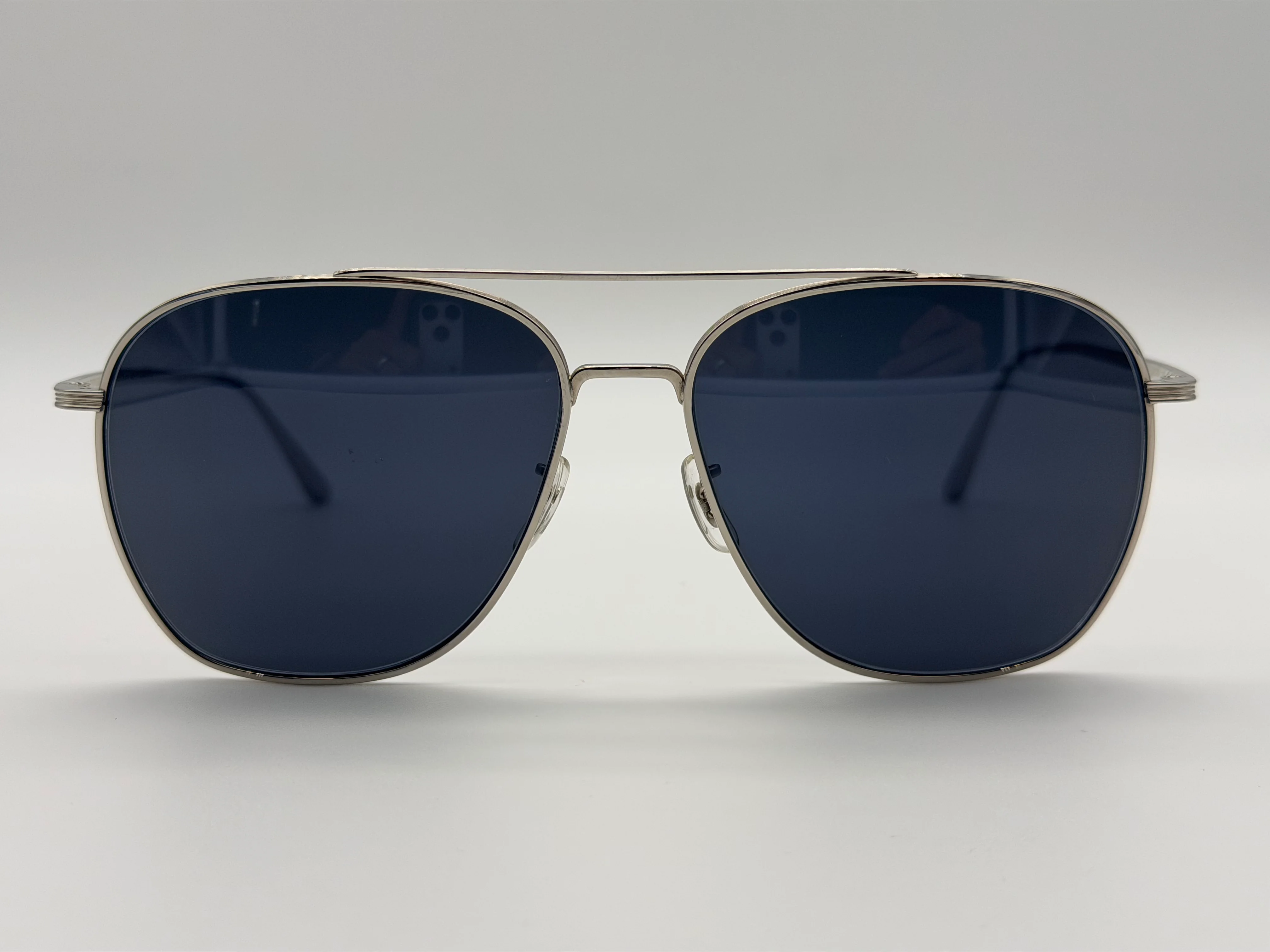 Oliver Peoples Ellerston 58mm Titanium/ Blue OV 1276 ST 5036 R5 Preowned - Image 2