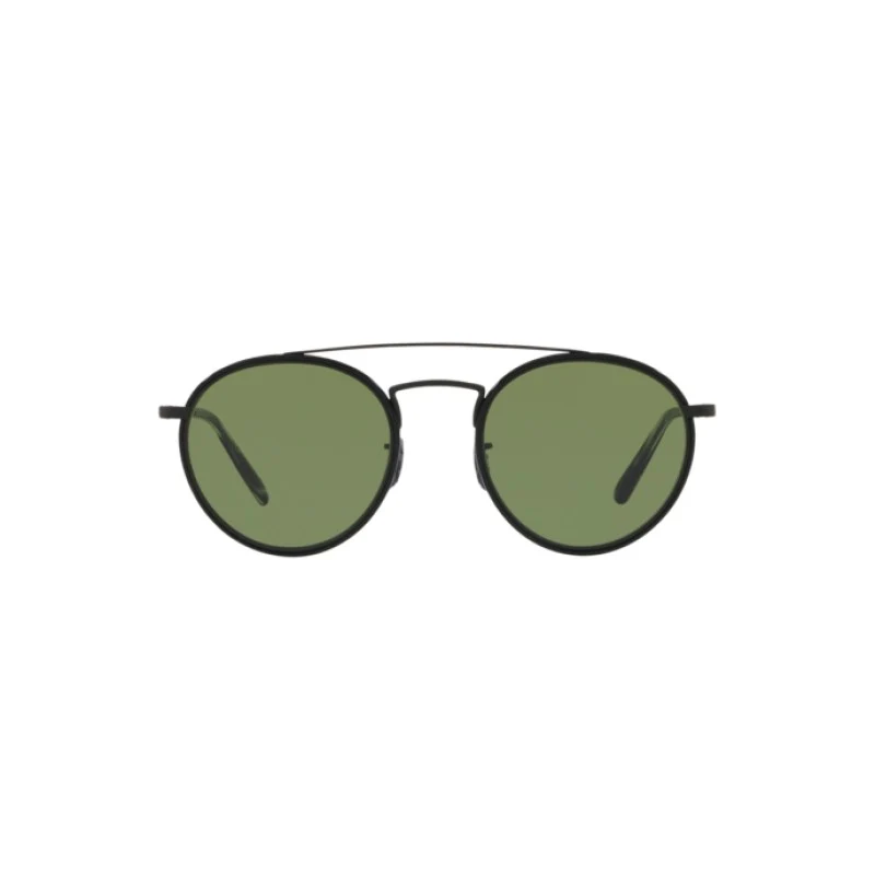 Oliver Peoples Ellice 50mm titanium OV 1235ST 506252 Matte Black / Green Glass Japan NEW - Image 2