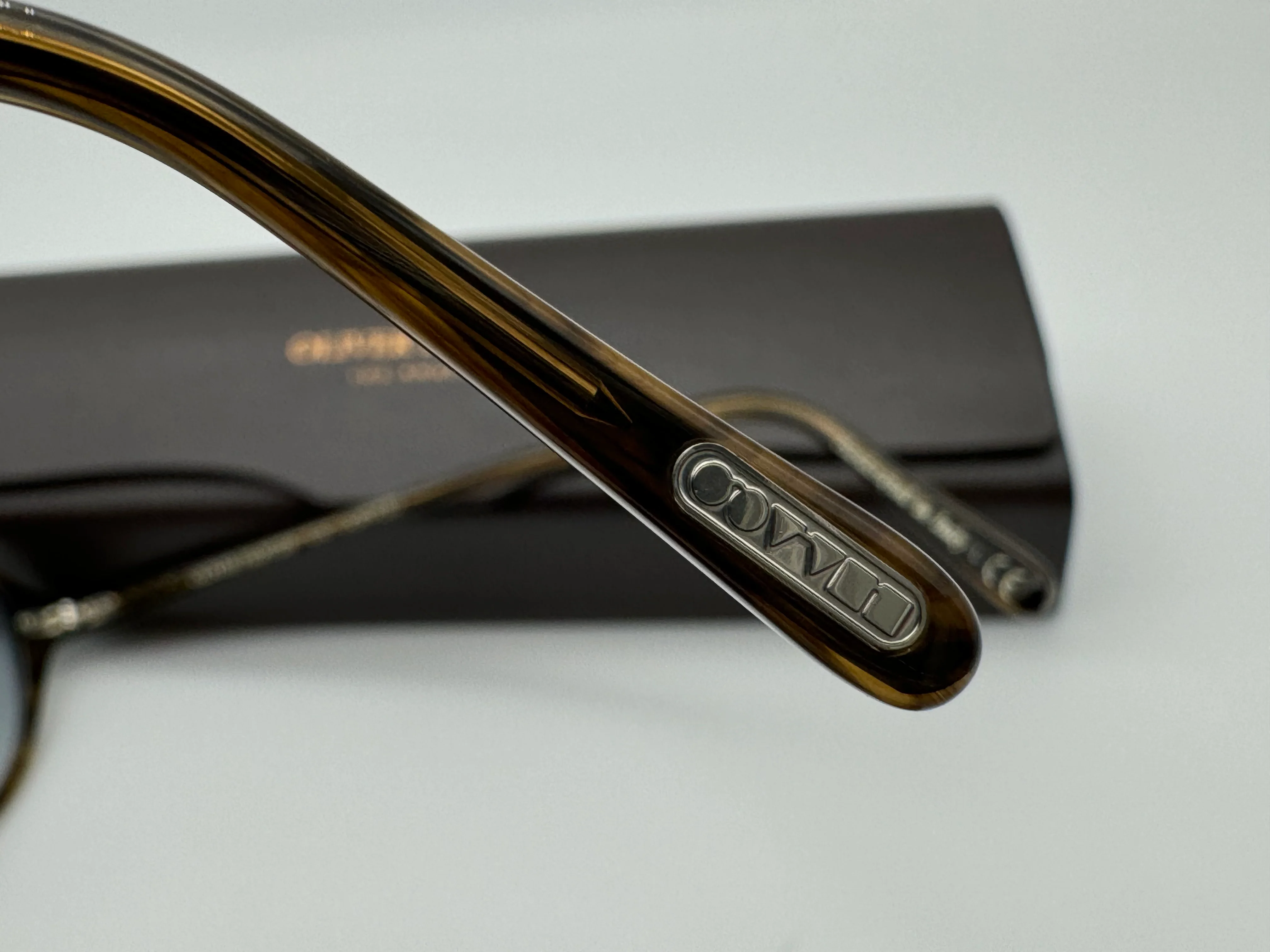 Oliver Peoples Emet 53mm OV 5406 Sepia Smoke / Soft Teal Gradient Mirror Italy NEW - Image 6