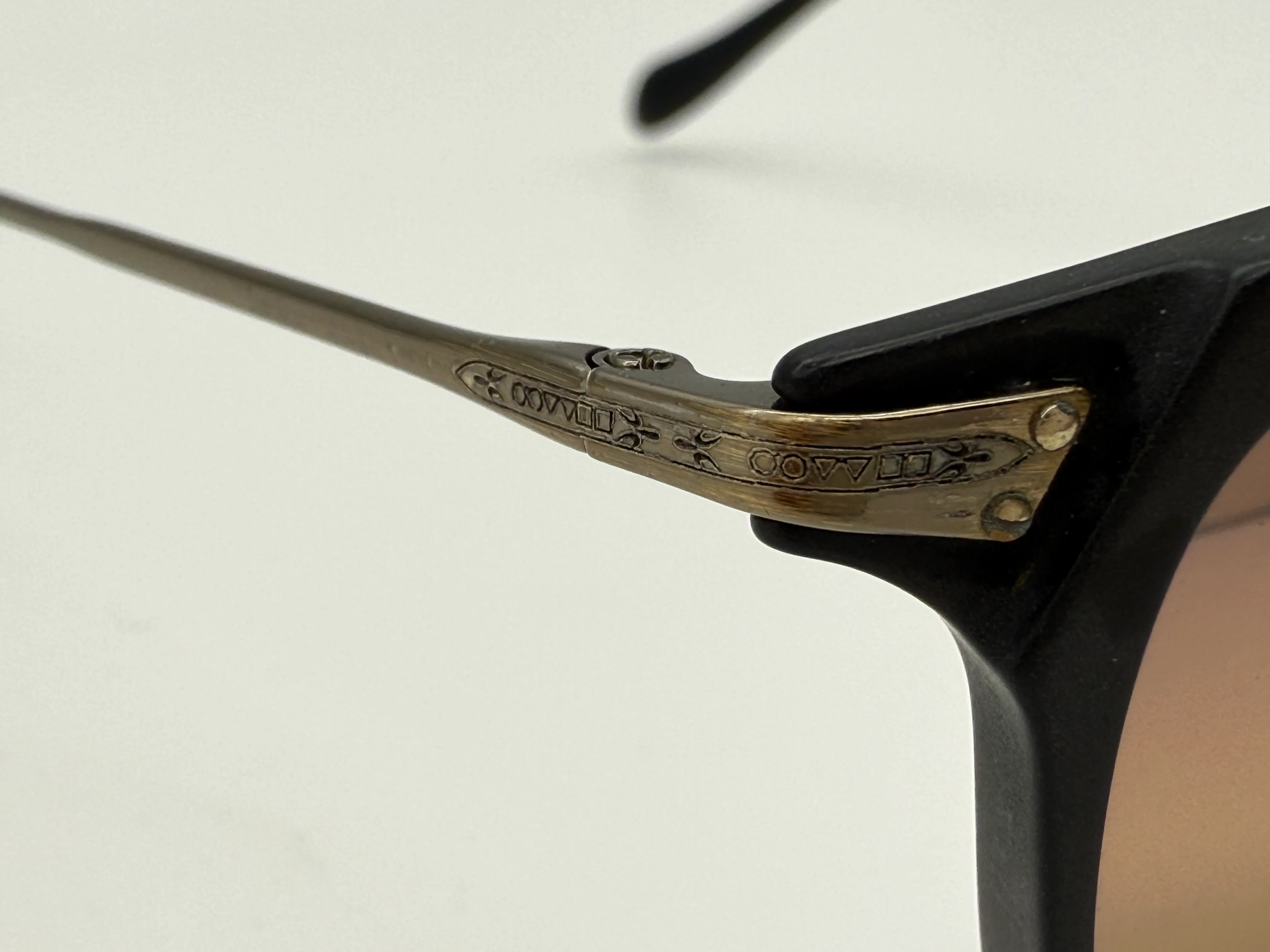 Oliver Peoples Ennis 48mm OV 5264 Black / Rose Gold Lens Italy READ Description - Image 3
