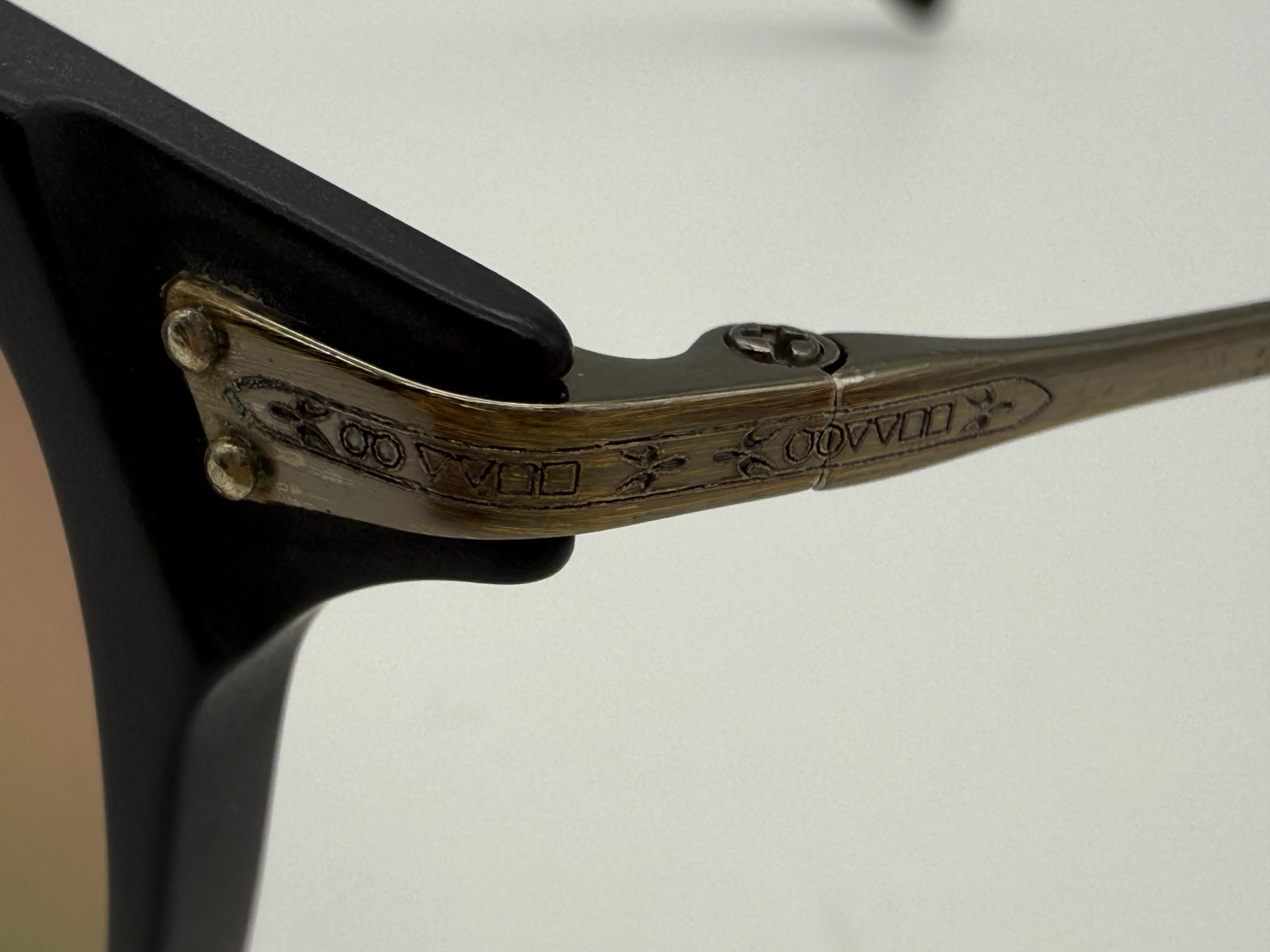 Oliver Peoples Ennis 48mm OV 5264 Black / Rose Gold Lens Italy READ Description - Image 5