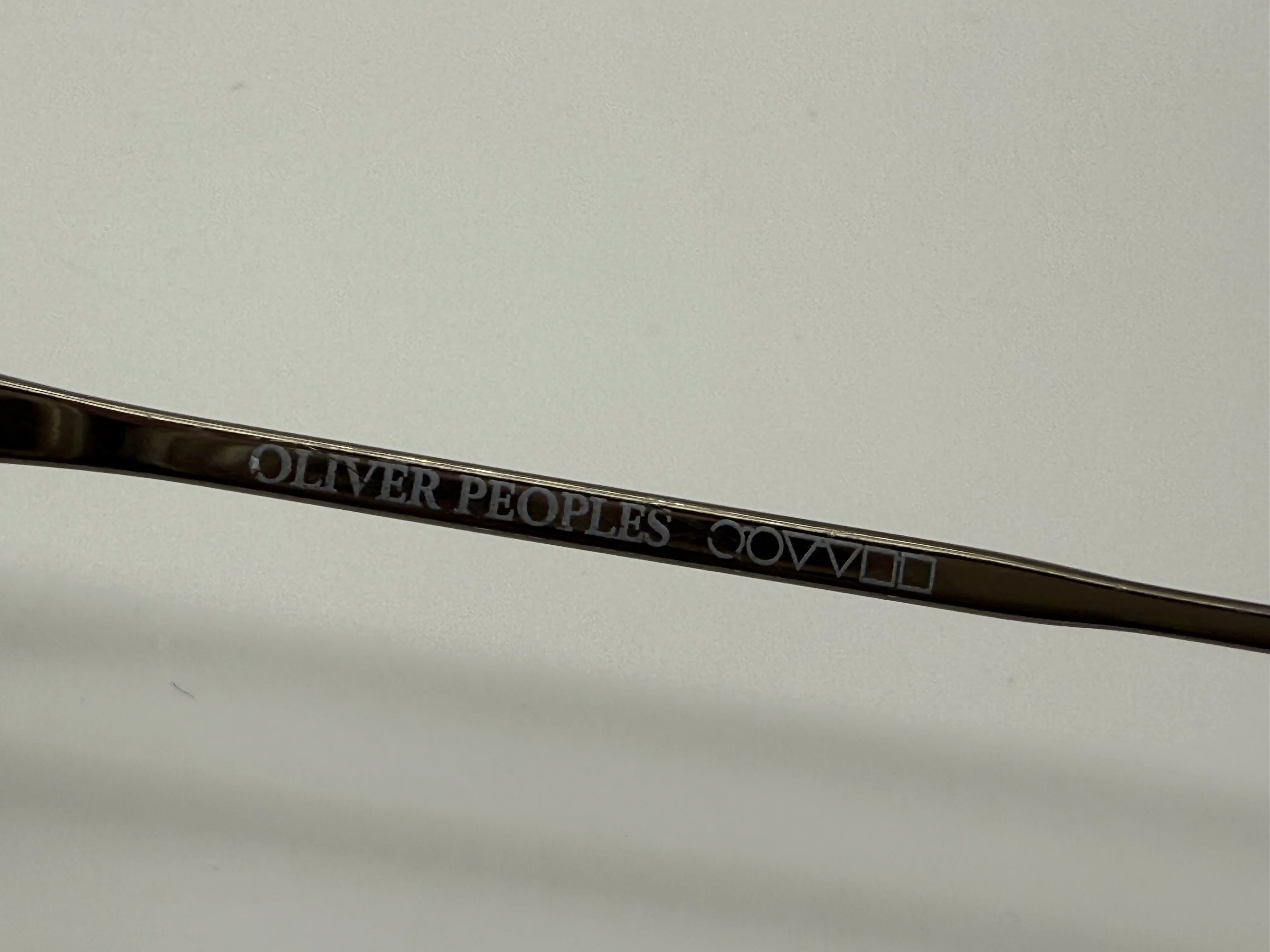 Oliver Peoples Ennis 48mm OV 5264 Black / Rose Gold Lens Italy READ Description - Image 7