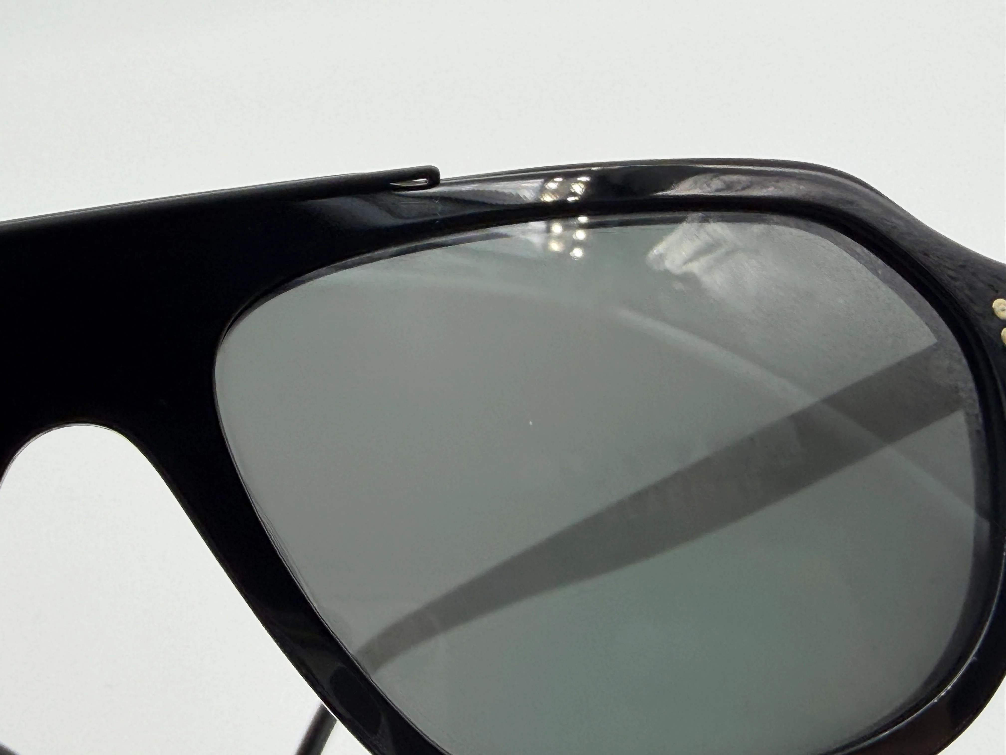 Oliver Peoples Estin 58mm Black Acetate / Midnight Express Polarized Crystal Lens Japan Preowned - Image 11