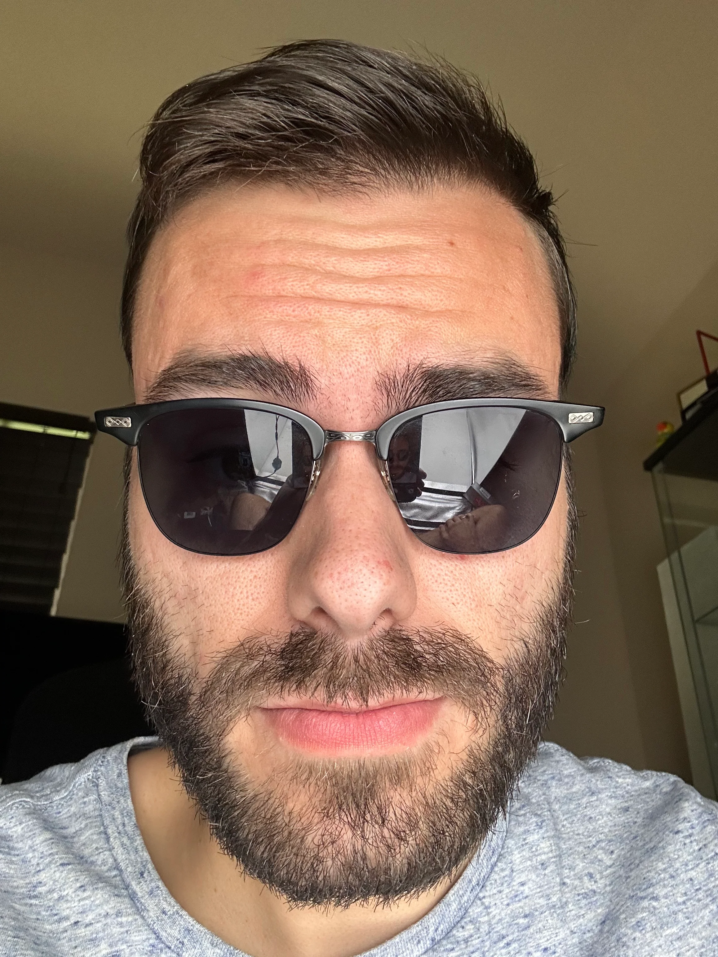 Oliver Peoples Executive I OV 1172 ST 1465/4 48mm Titanium Limited Edition Japan Preowned - Image 12