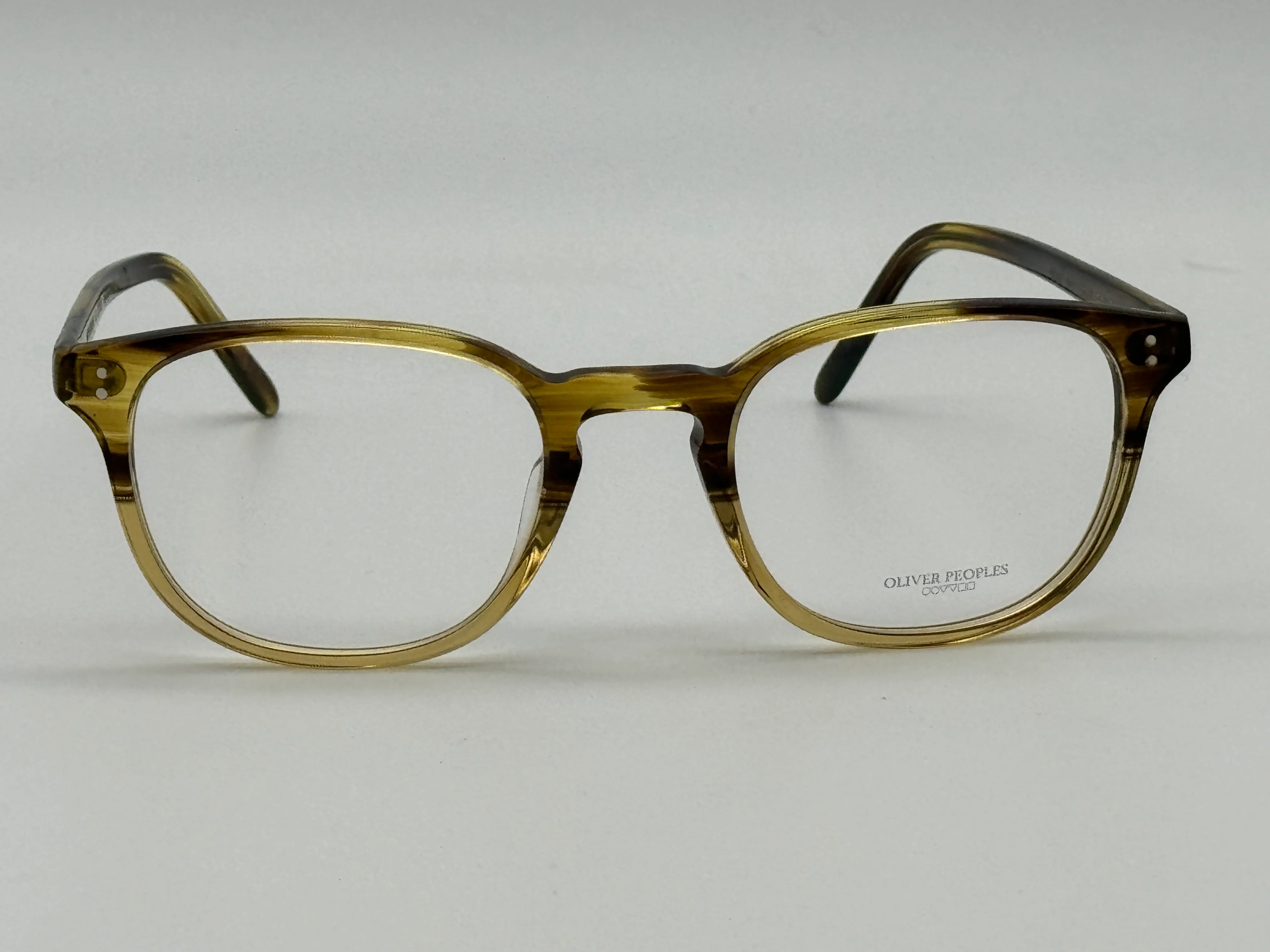 Oliver Peoples Fairmont 49mm Canarywood Gradient Eyeglasses OV 5219 1703 Italy NEW - Image 9