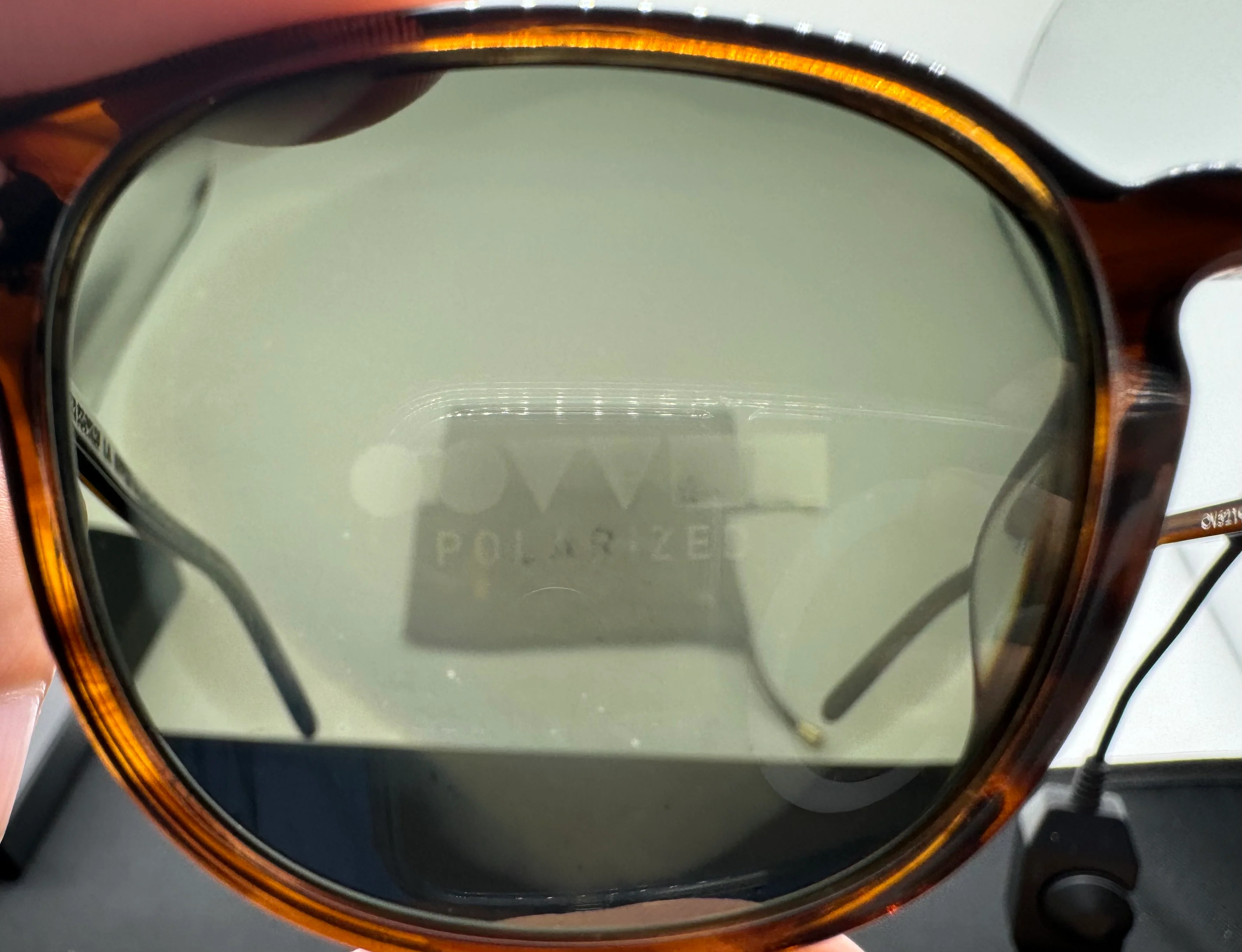Oliver Peoples Fairmont Sun 49mm Tuscany Tortoise / Green Polarized OV52195 1724P1 Italy NEW - Image 11
