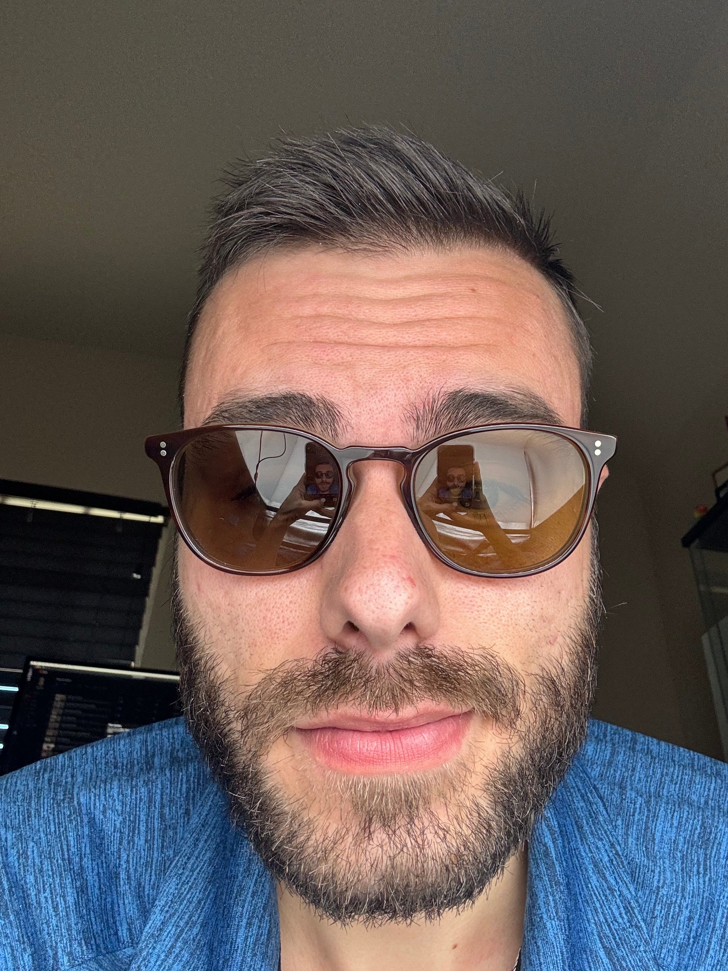 Oliver Peoples Finley Esq Sun 51mm OV 5298 SU Havana Brown / Photochromic 14374C Preowned - Image 9