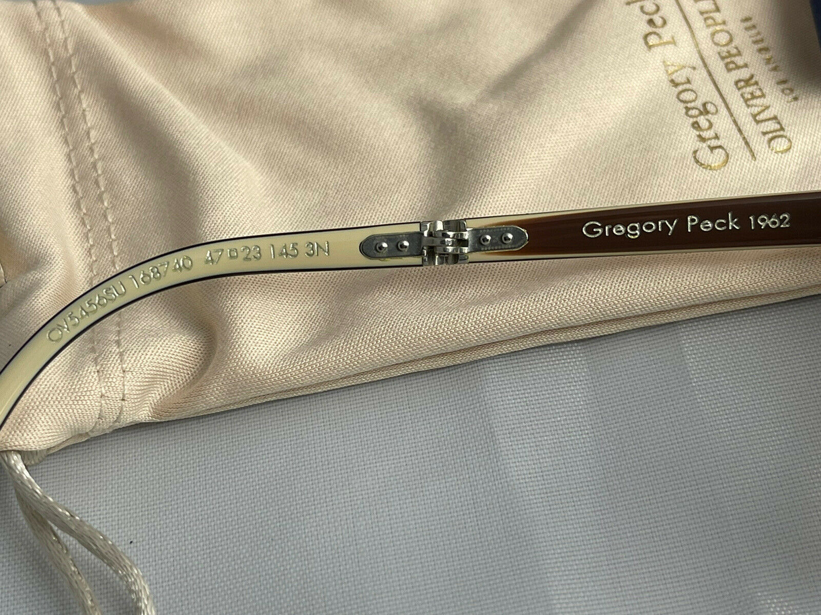 Oliver peoples Gregory Peck OV5456SU 1962 Folding sunglasses White Silver Mirror - Image 7