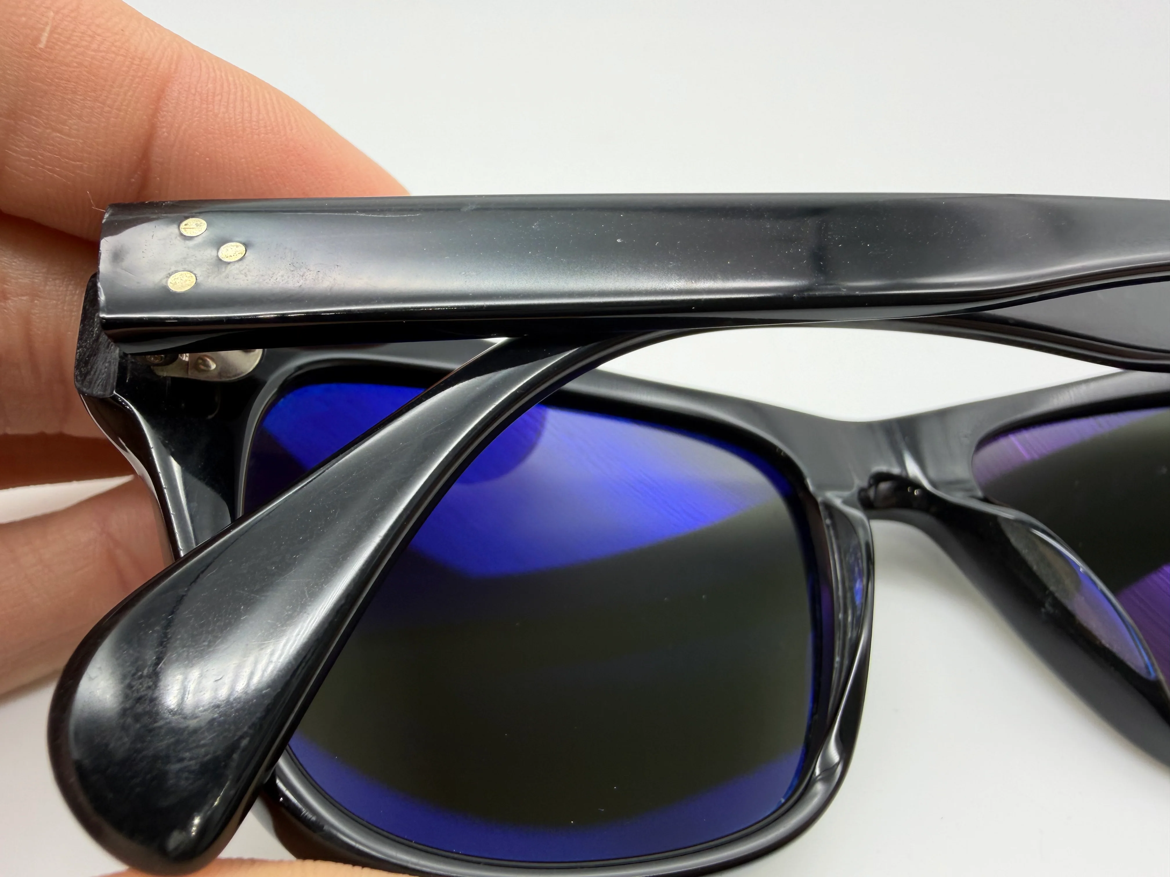 Oliver Peoples Jack Huston 52mm Black / Midnight Express Polarized VFX Glass Lenses OV 5302 1005P1 Italy Preowned - Image 15